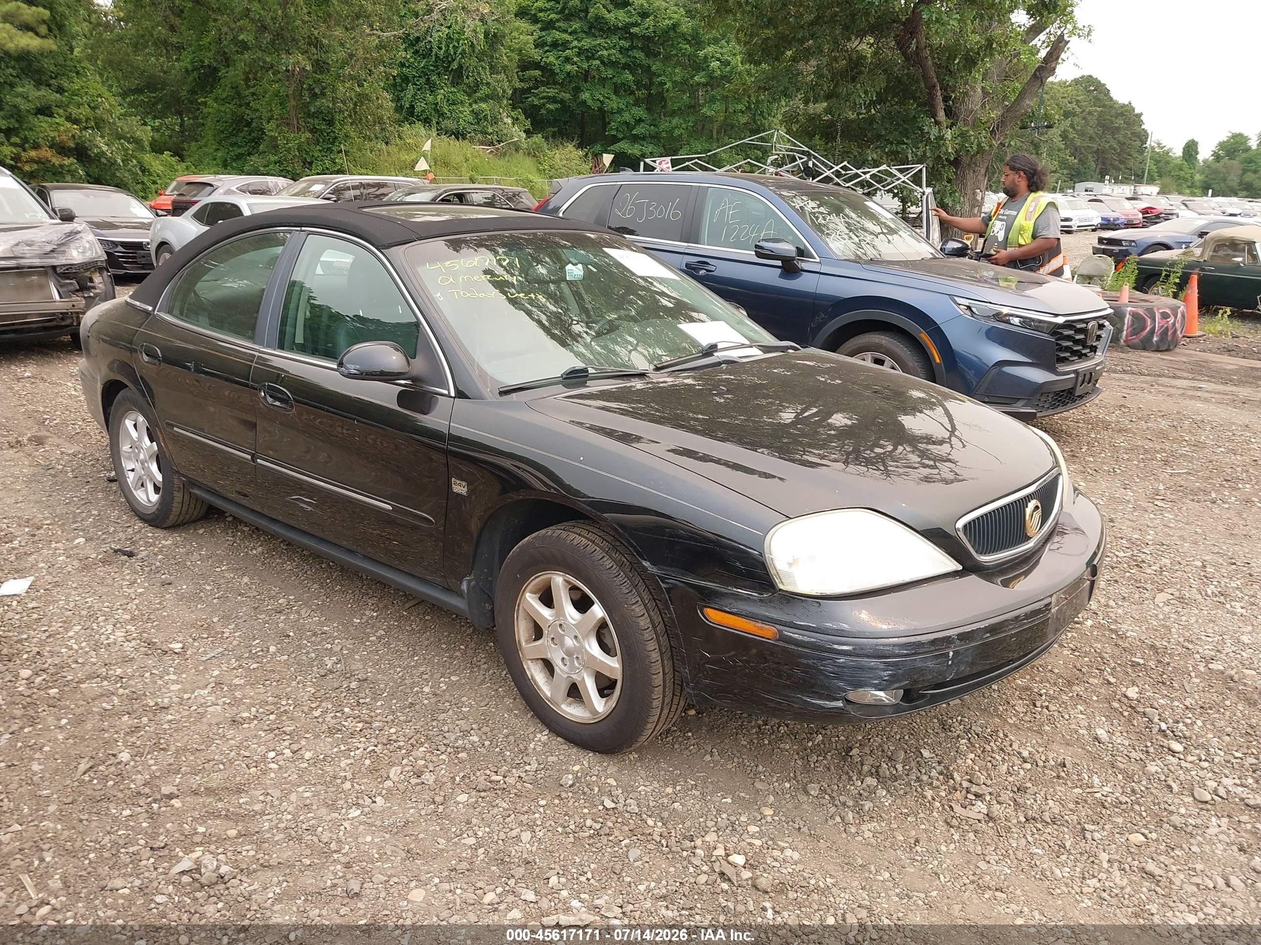 2001 Mercury Sable Ls Premium Black vin: 1MEHM55S91A619026