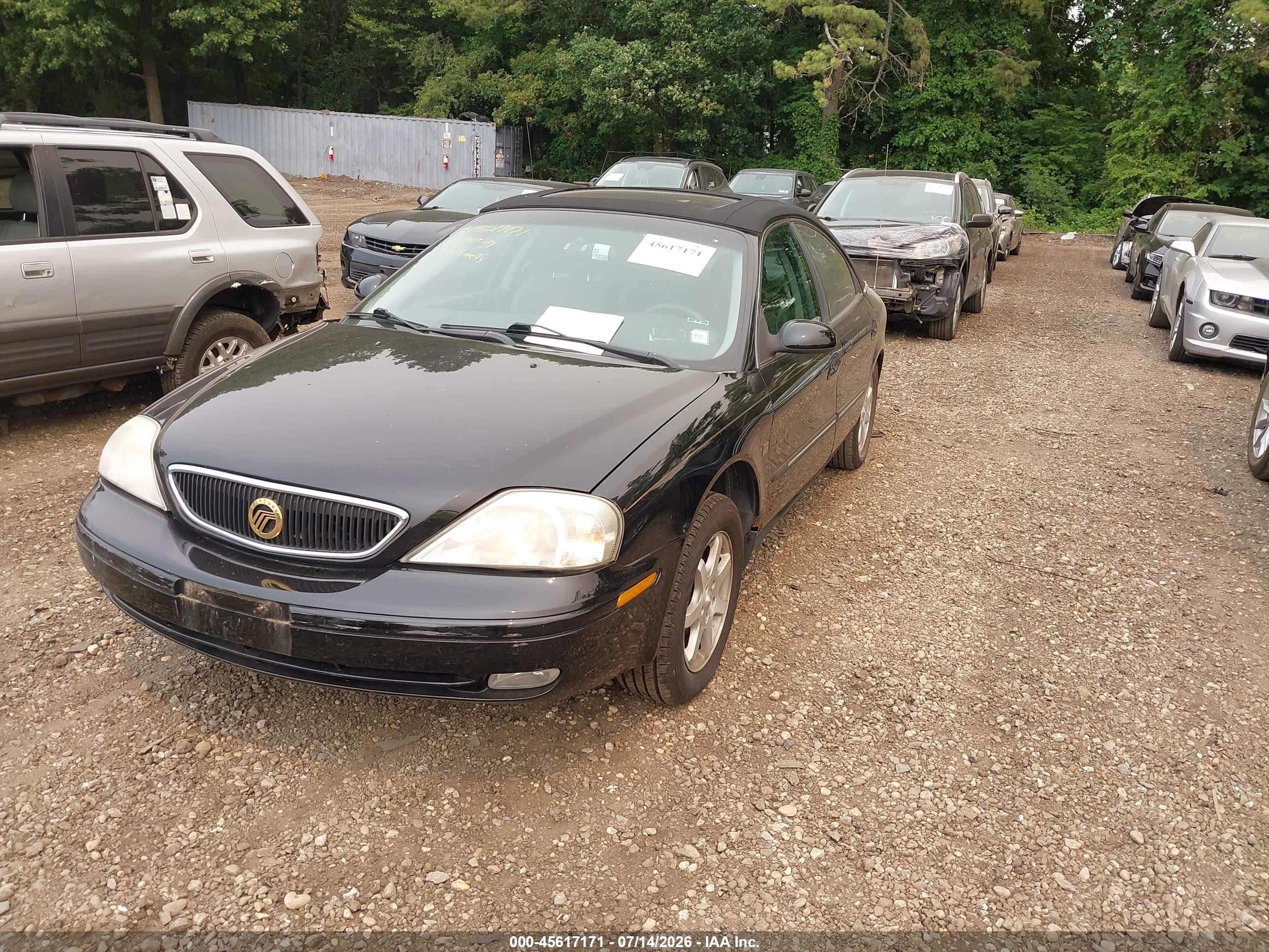2001 Mercury Sable Ls Premium Black vin: 1MEHM55S91A619026