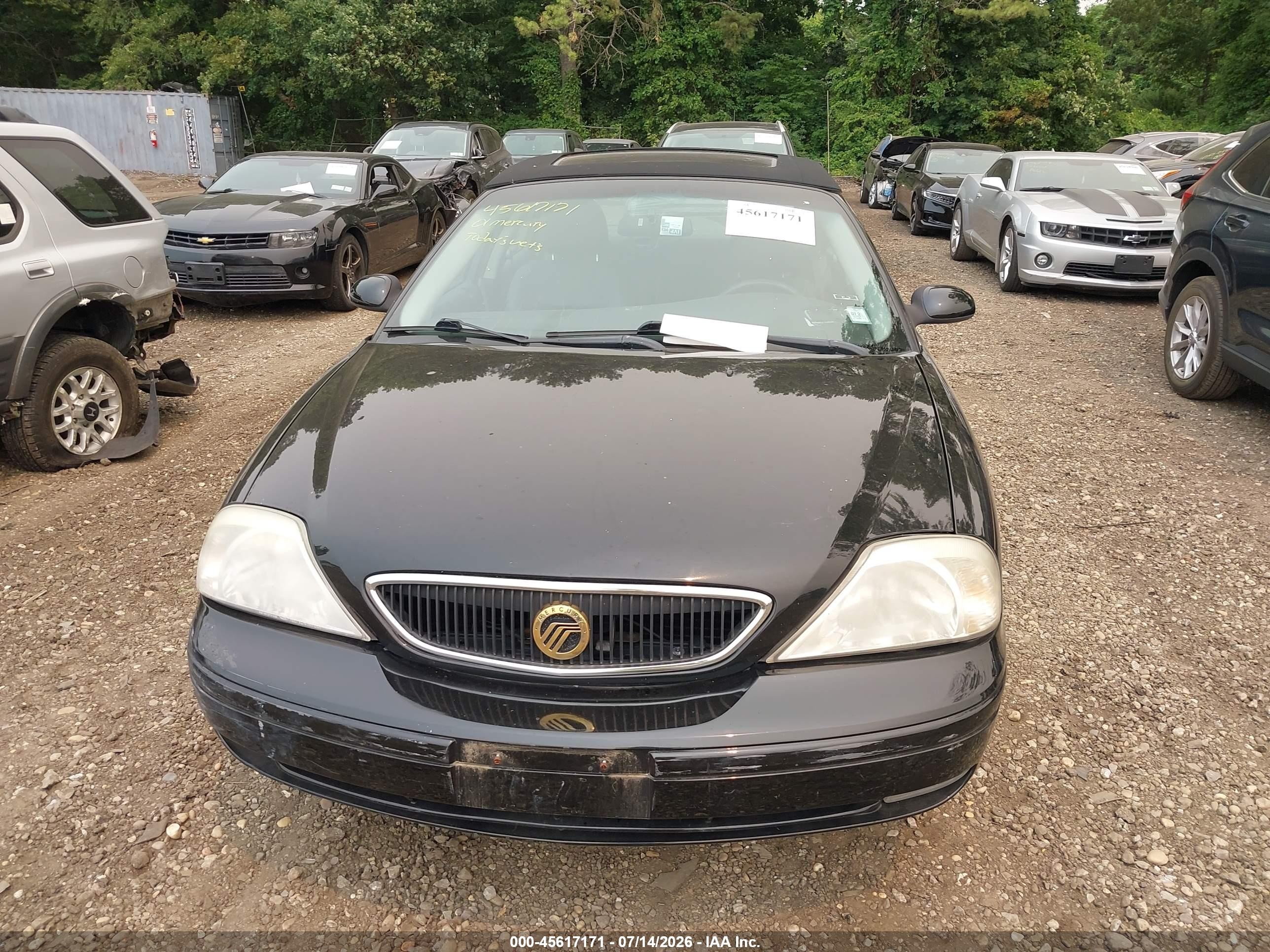 2001 Mercury Sable Ls Premium Black vin: 1MEHM55S91A619026