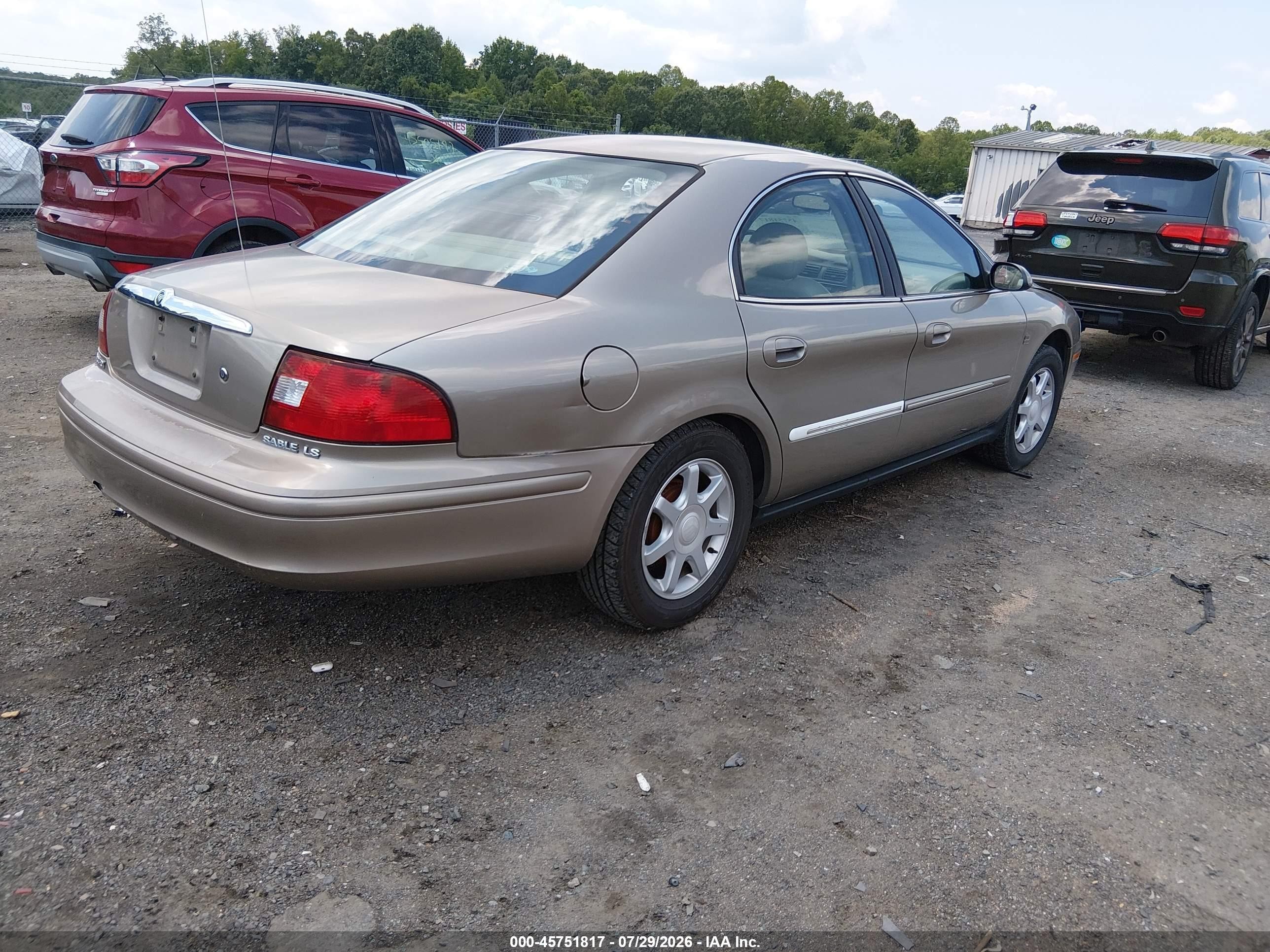 2003 Mercury Sable Ls Premium Gold vin: 1MEHM55SX3G632089