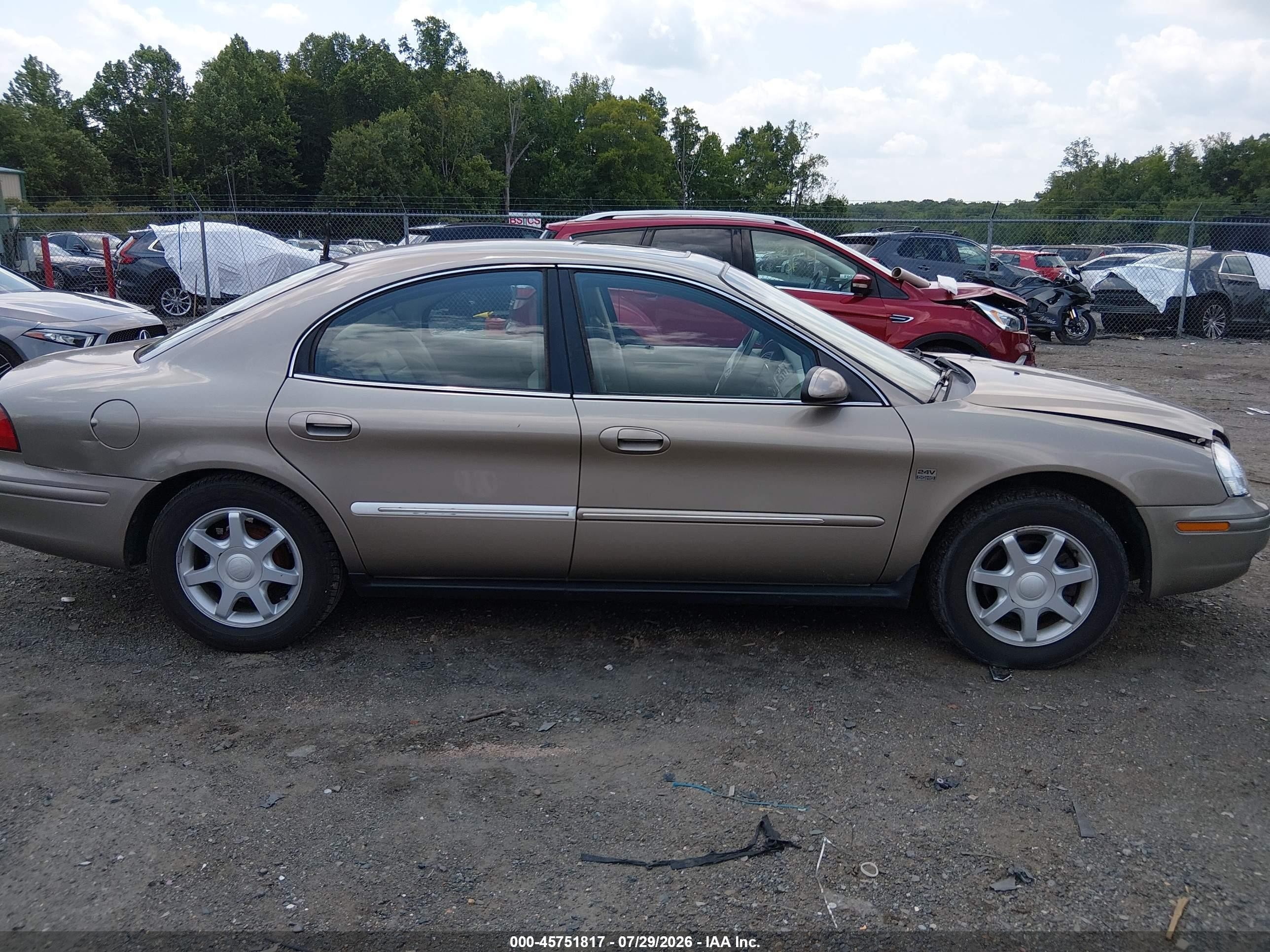 2003 Mercury Sable Ls Premium Gold vin: 1MEHM55SX3G632089
