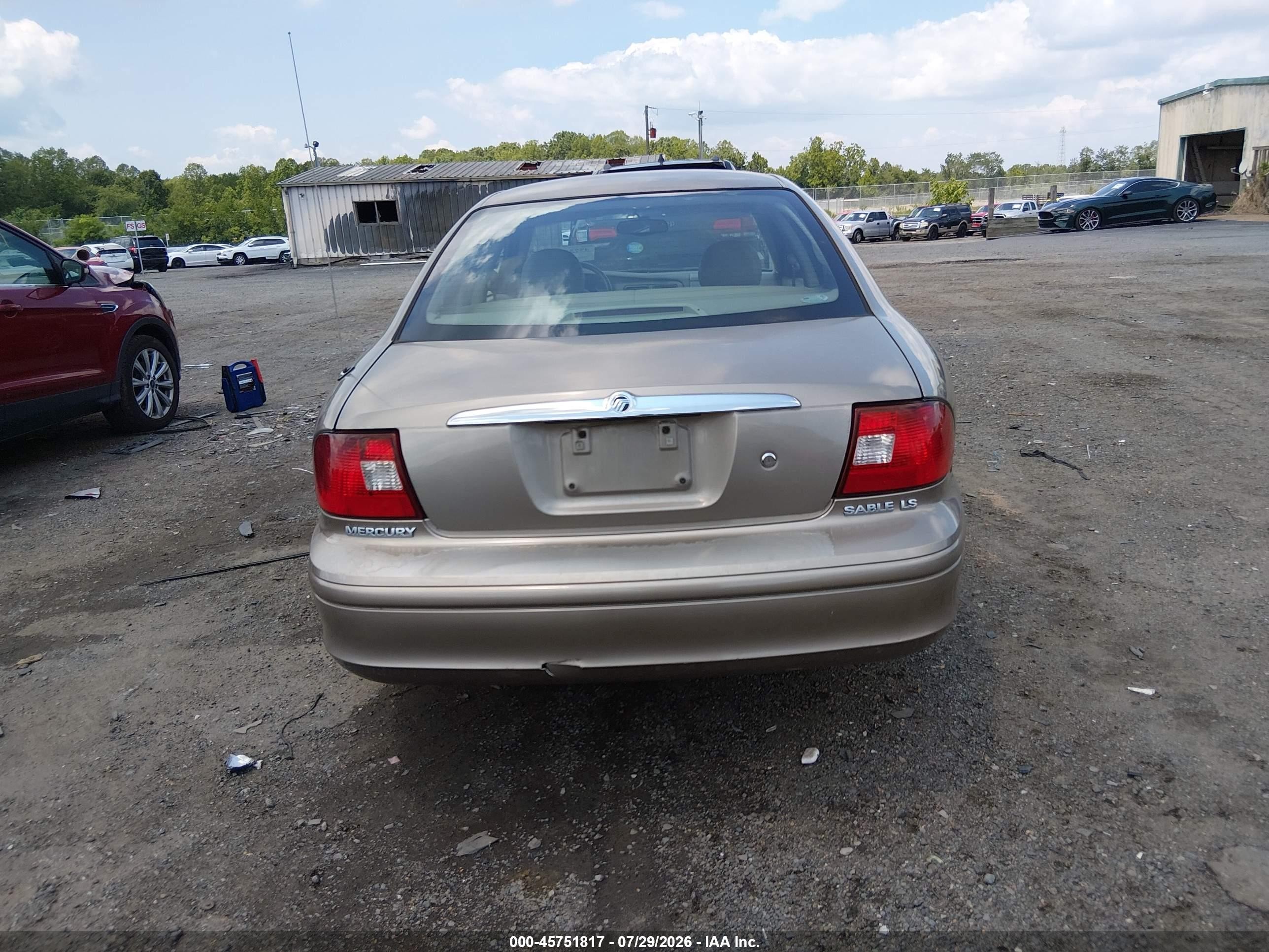 2003 Mercury Sable Ls Premium Gold vin: 1MEHM55SX3G632089