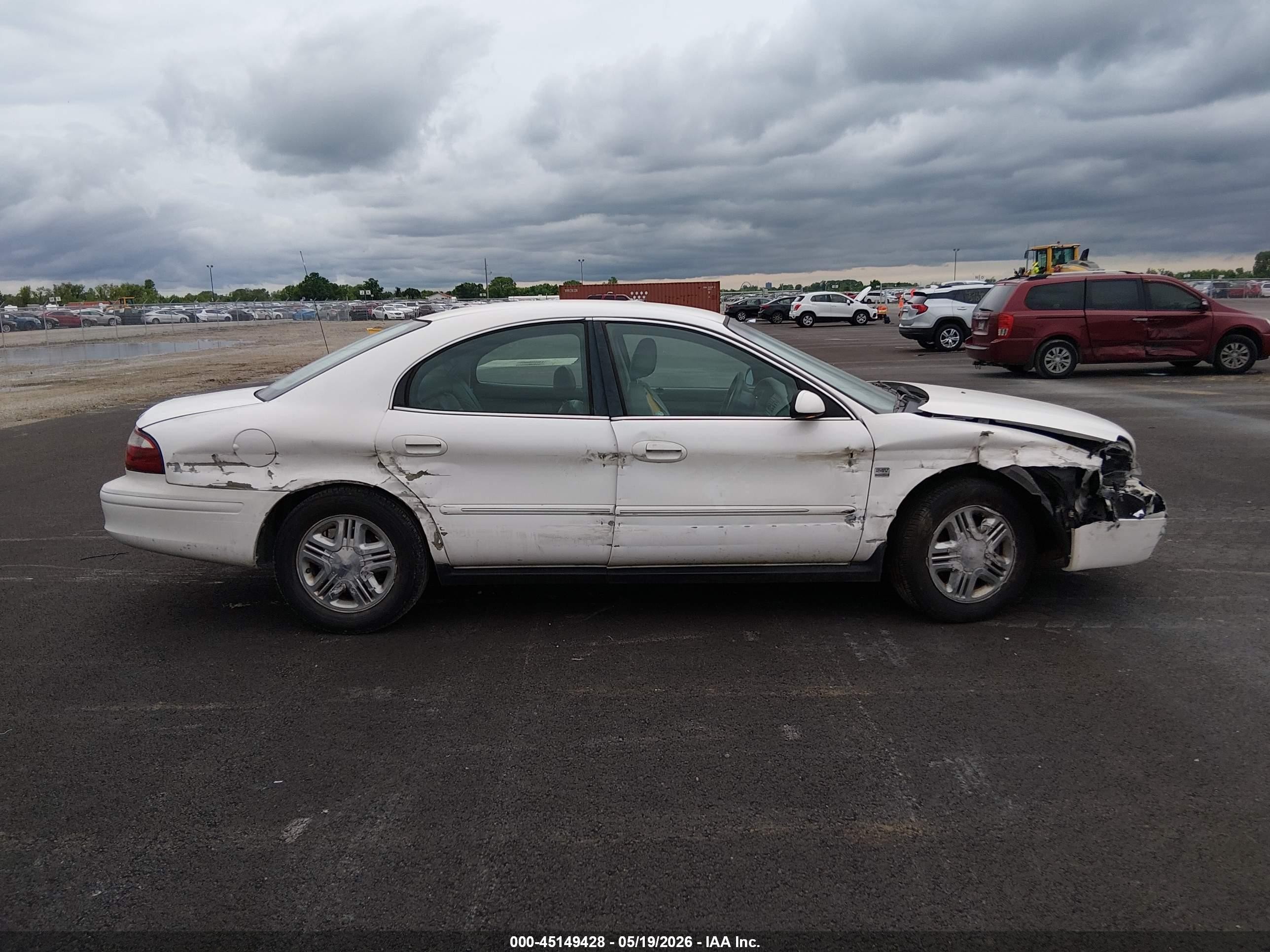 2005 Mercury Sable Ls White vin: 1MEHM55SX5A610714