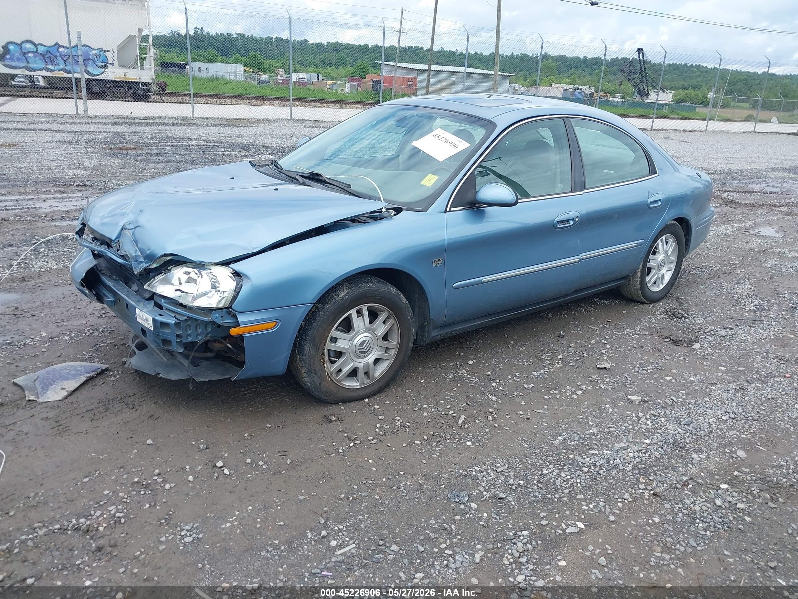2005 Mercury Sable Ls Blue vin: 1MEHM55SX5A631031