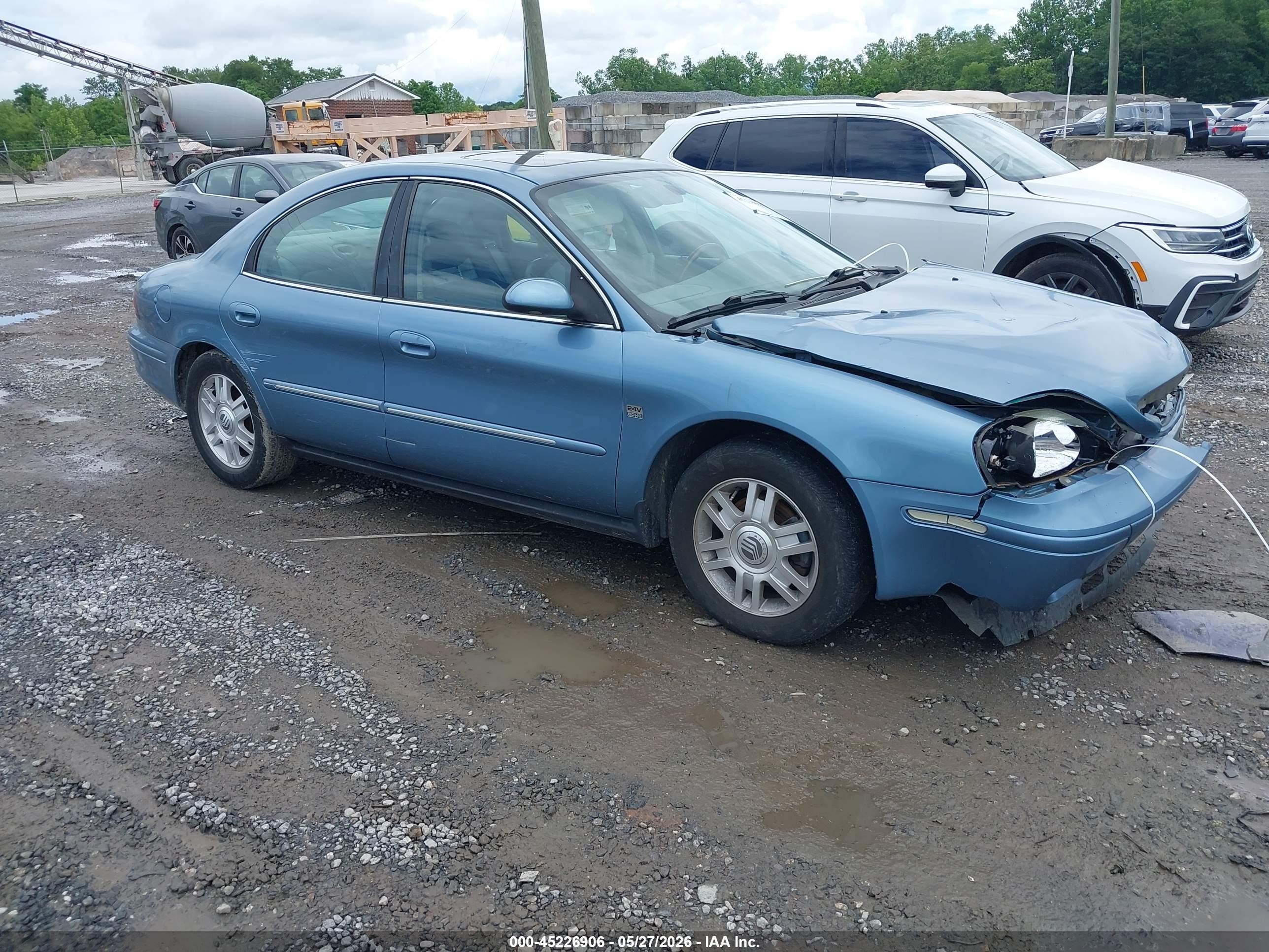 2005 Mercury Sable Ls Blue vin: 1MEHM55SX5A631031