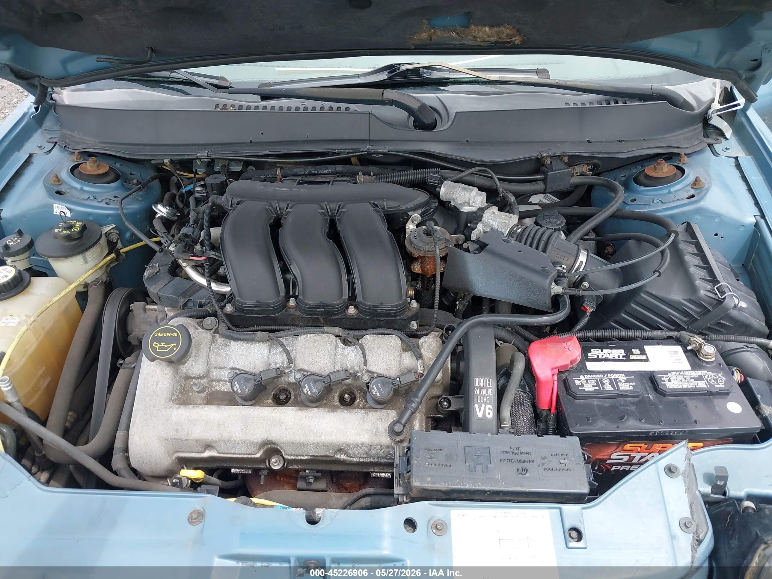 2005 Mercury Sable Ls Blue vin: 1MEHM55SX5A631031