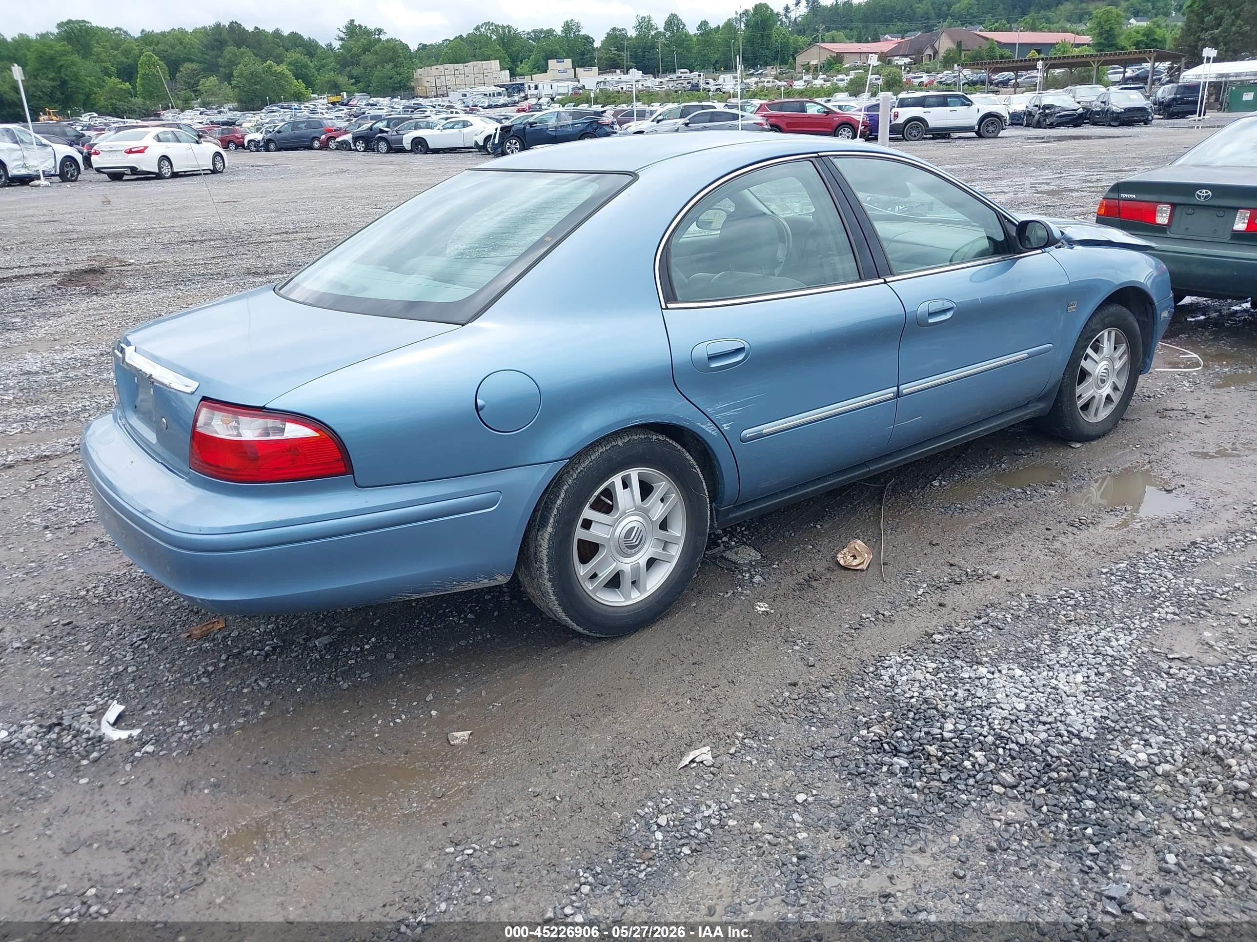 2005 Mercury Sable Ls Blue vin: 1MEHM55SX5A631031