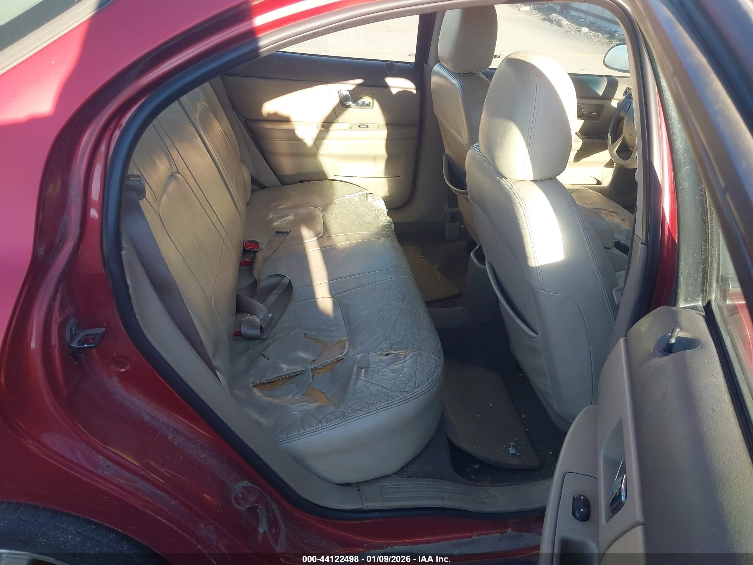 2001 Mercury Sable Ls Premium Red vin: 1MEHM59S91G621382
