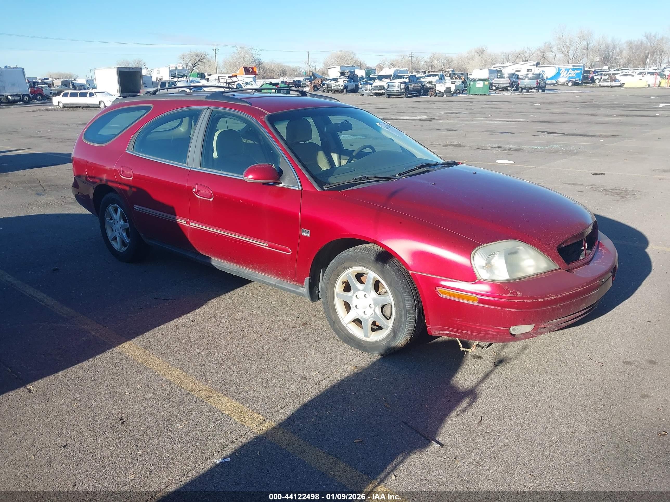 2001 Mercury Sable Ls Premium Red vin: 1MEHM59S91G621382