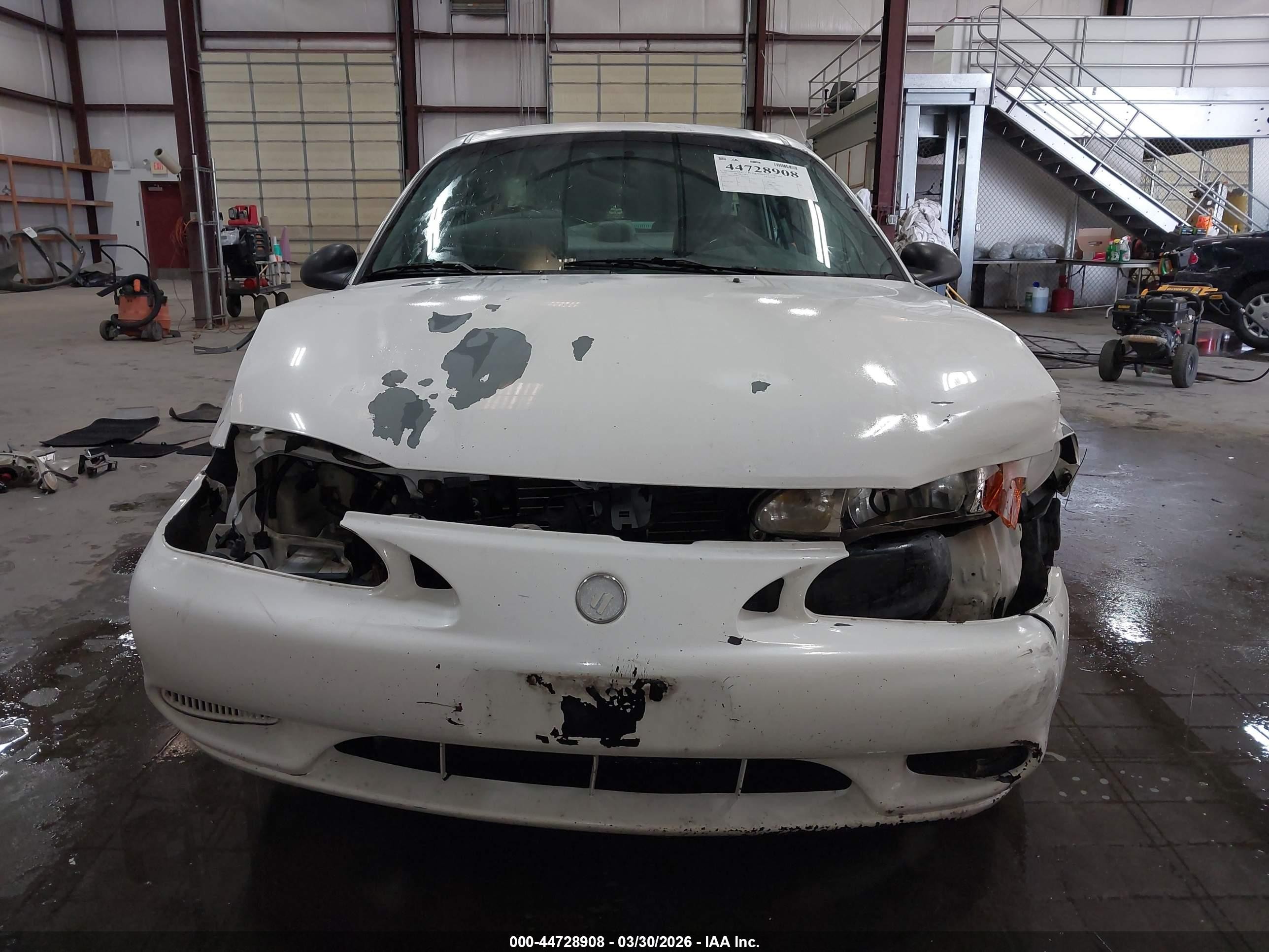 1997 Mercury Tracer Gs White vin: 1MELM10P9VW631384