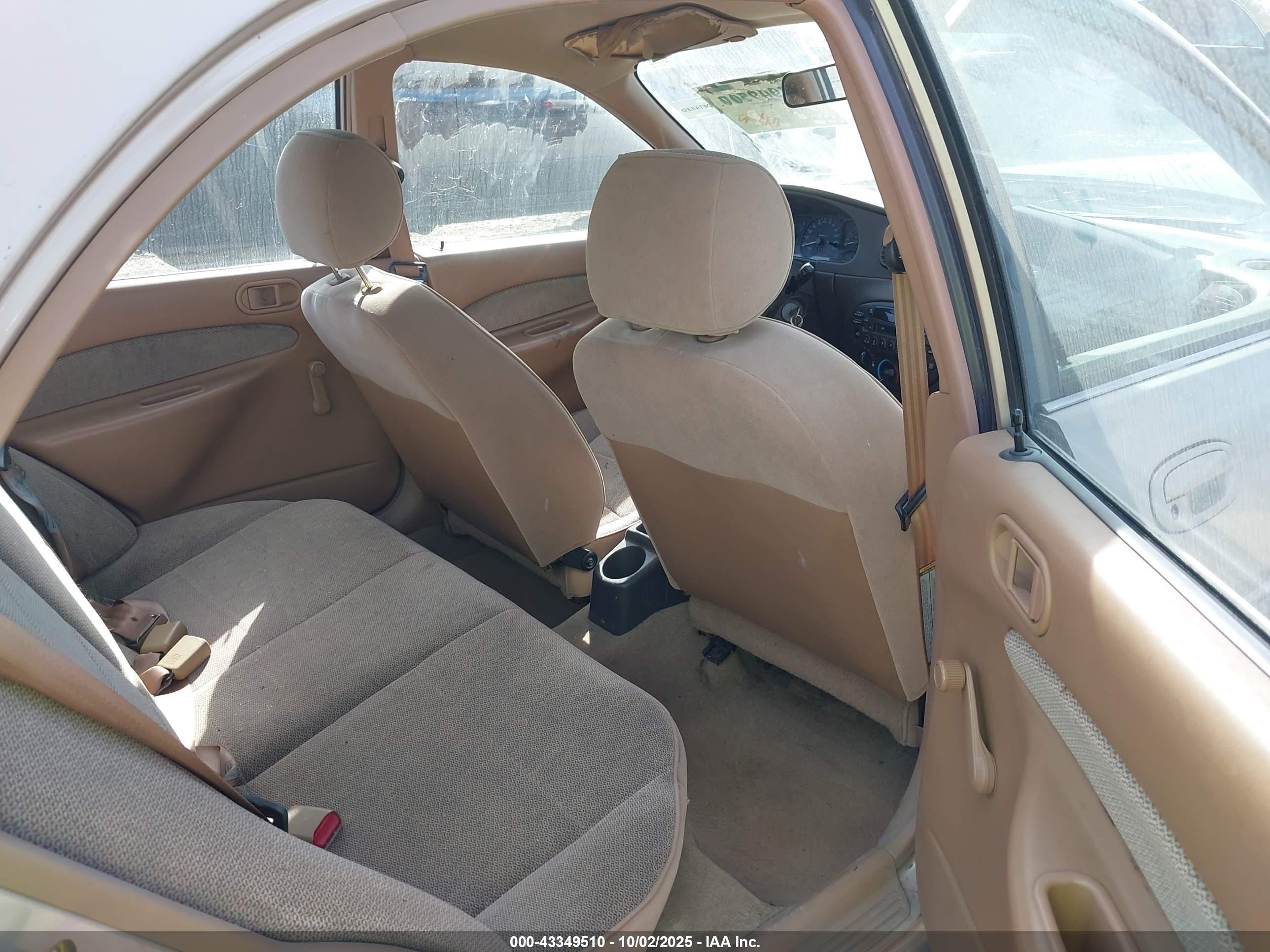 1997 Mercury Tracer Ls Beige vin: 1MELM13P1VW645341