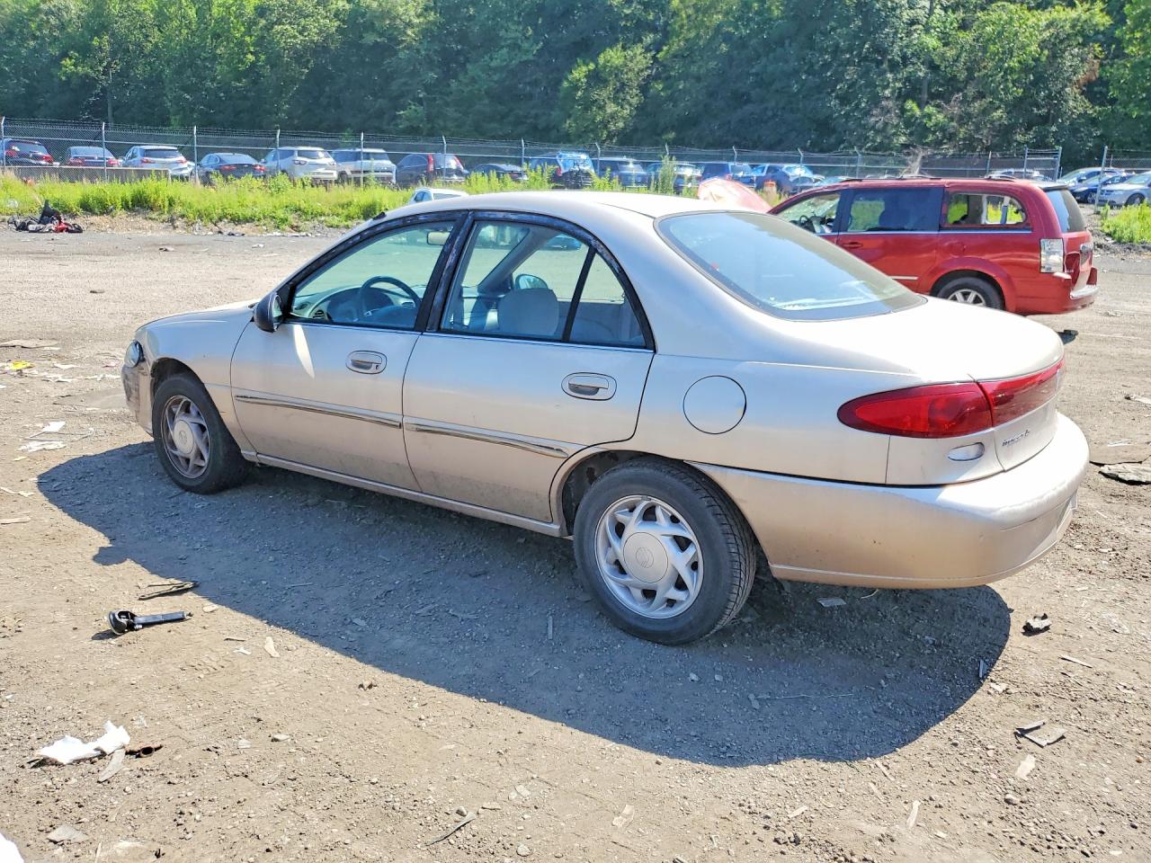 1997 Mercury Tracer Ls Silver vin: 1MELM13P1VW660339