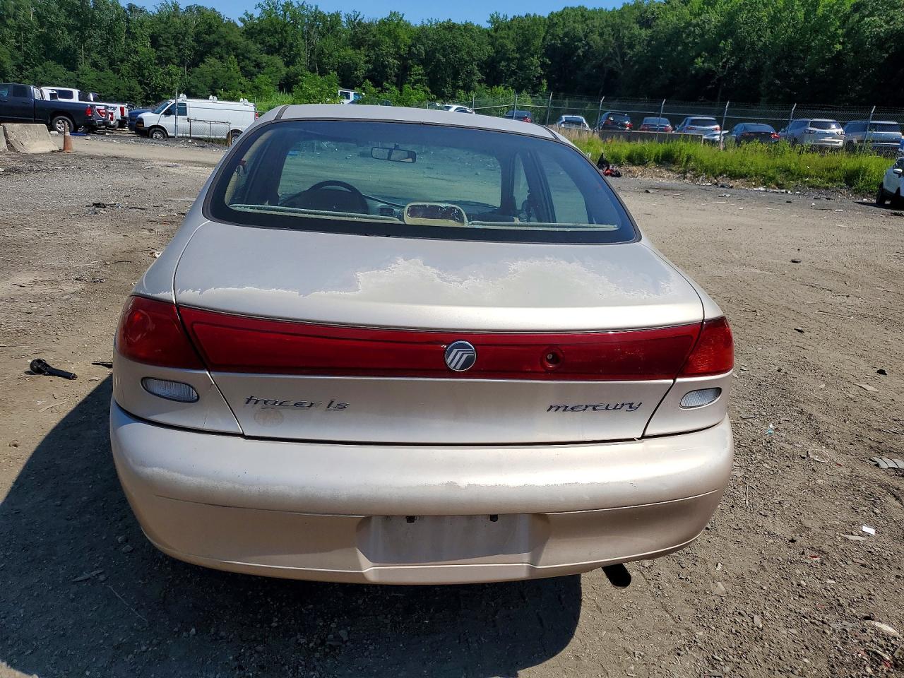1997 Mercury Tracer Ls Silver vin: 1MELM13P1VW660339