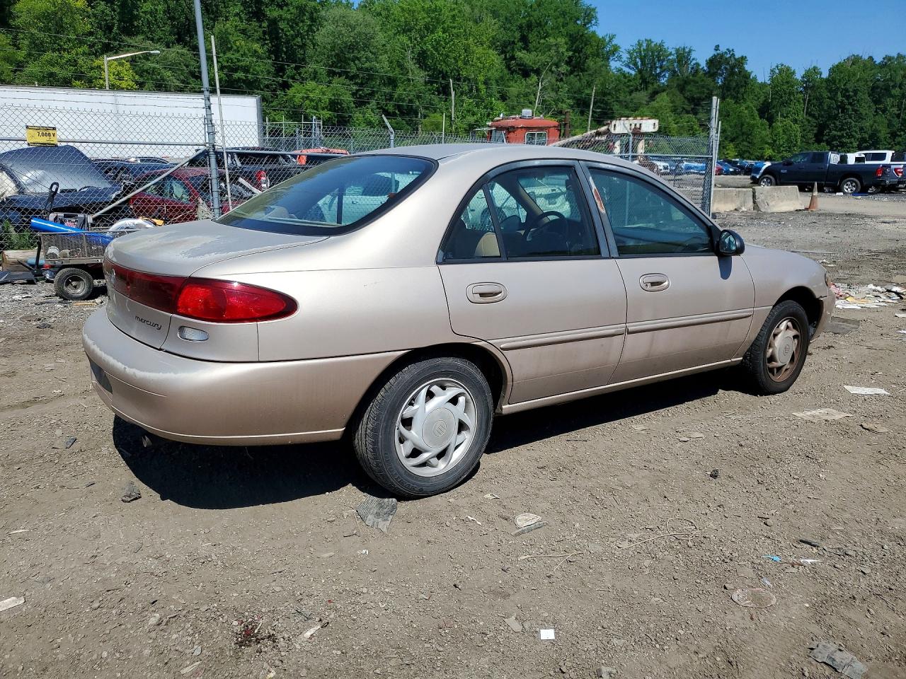 1997 Mercury Tracer Ls Silver vin: 1MELM13P1VW660339