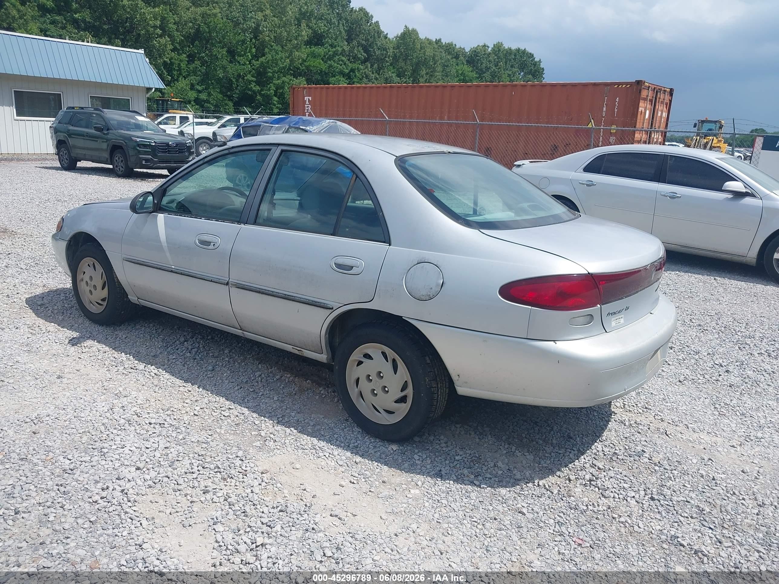 1997 Mercury Tracer Ls Silver vin: 1MELM13P5VW613346