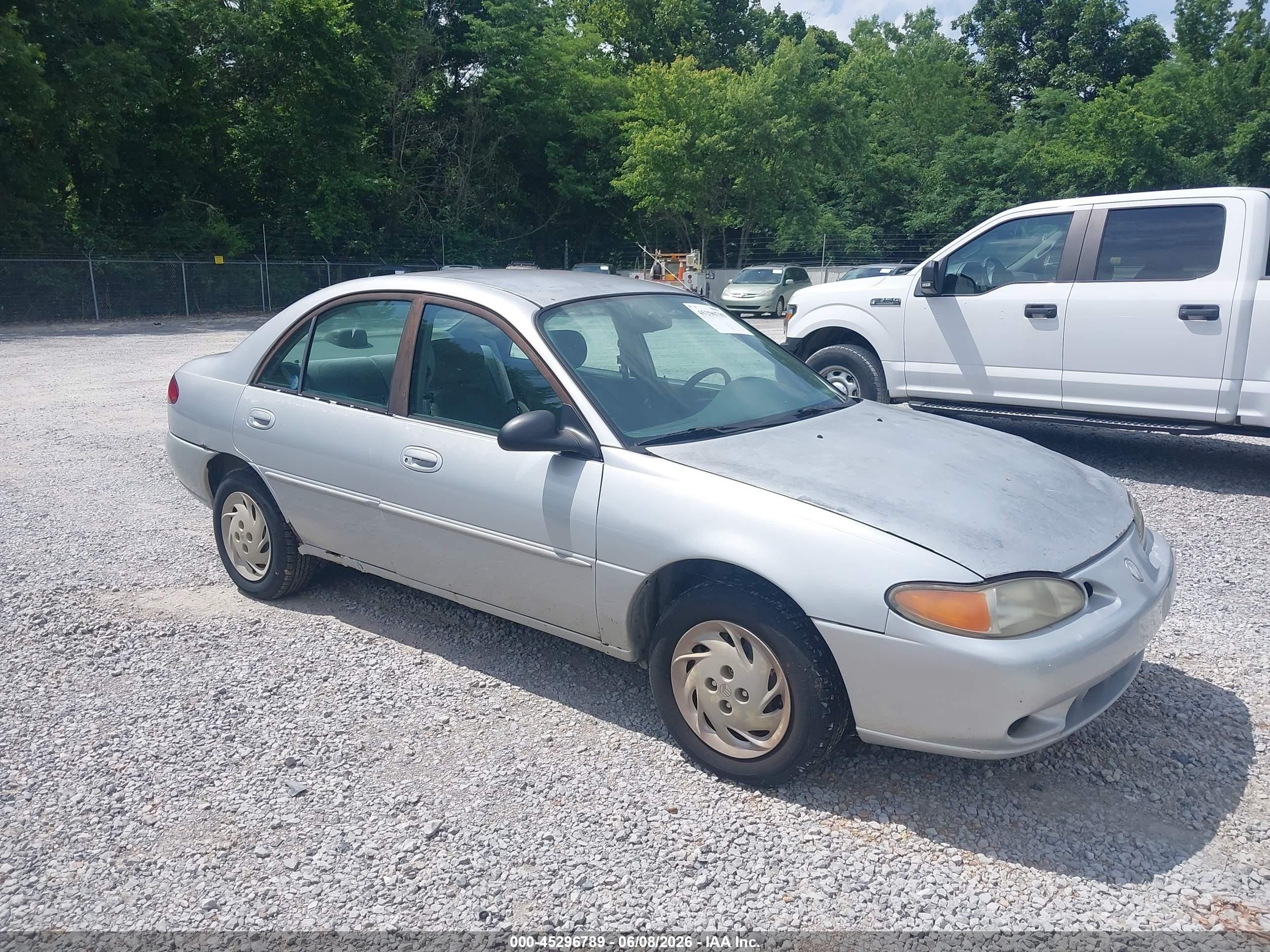 1997 Mercury Tracer Ls Silver vin: 1MELM13P5VW613346
