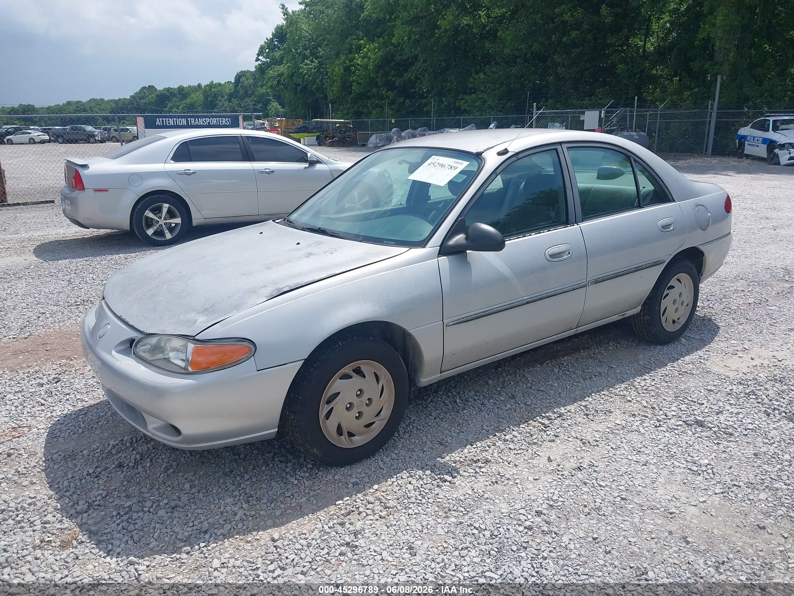 1997 Mercury Tracer Ls Silver vin: 1MELM13P5VW613346