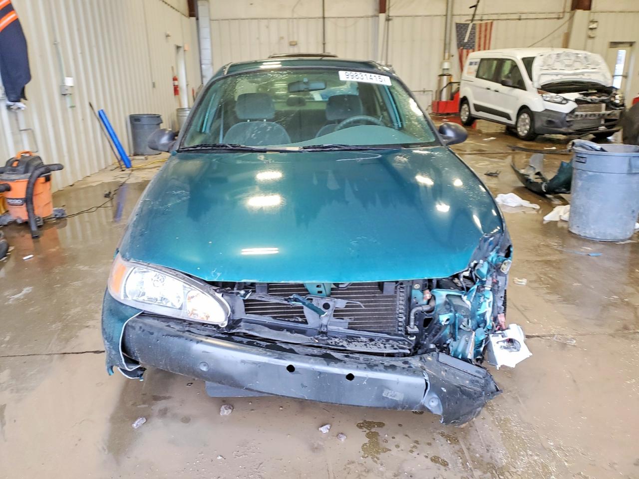 1997 Mercury Tracer Ls Teal vin: 1MELM13P6VW604932
