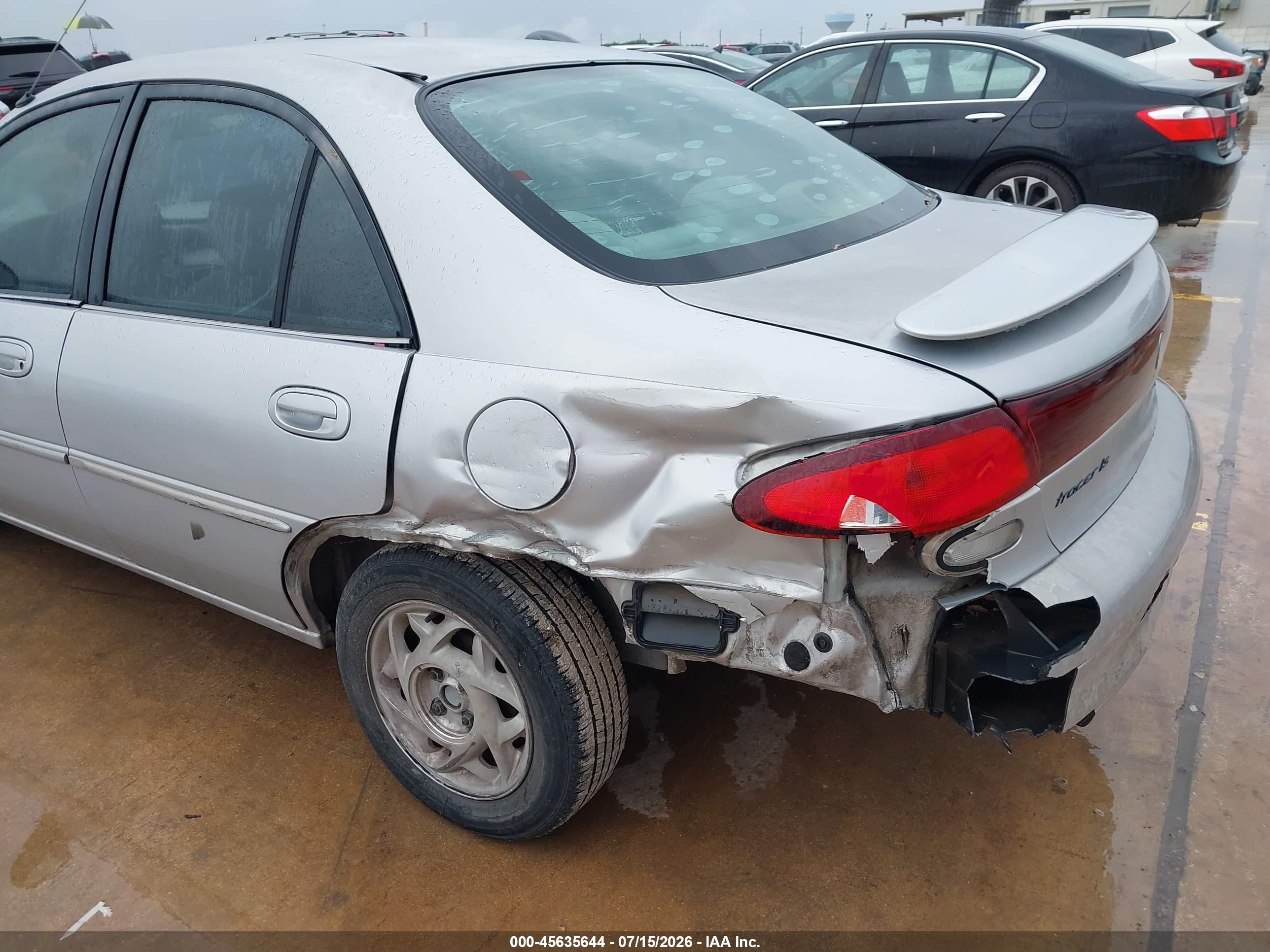 1997 Mercury Tracer Ls Silver vin: 1MELM13P8VW659012