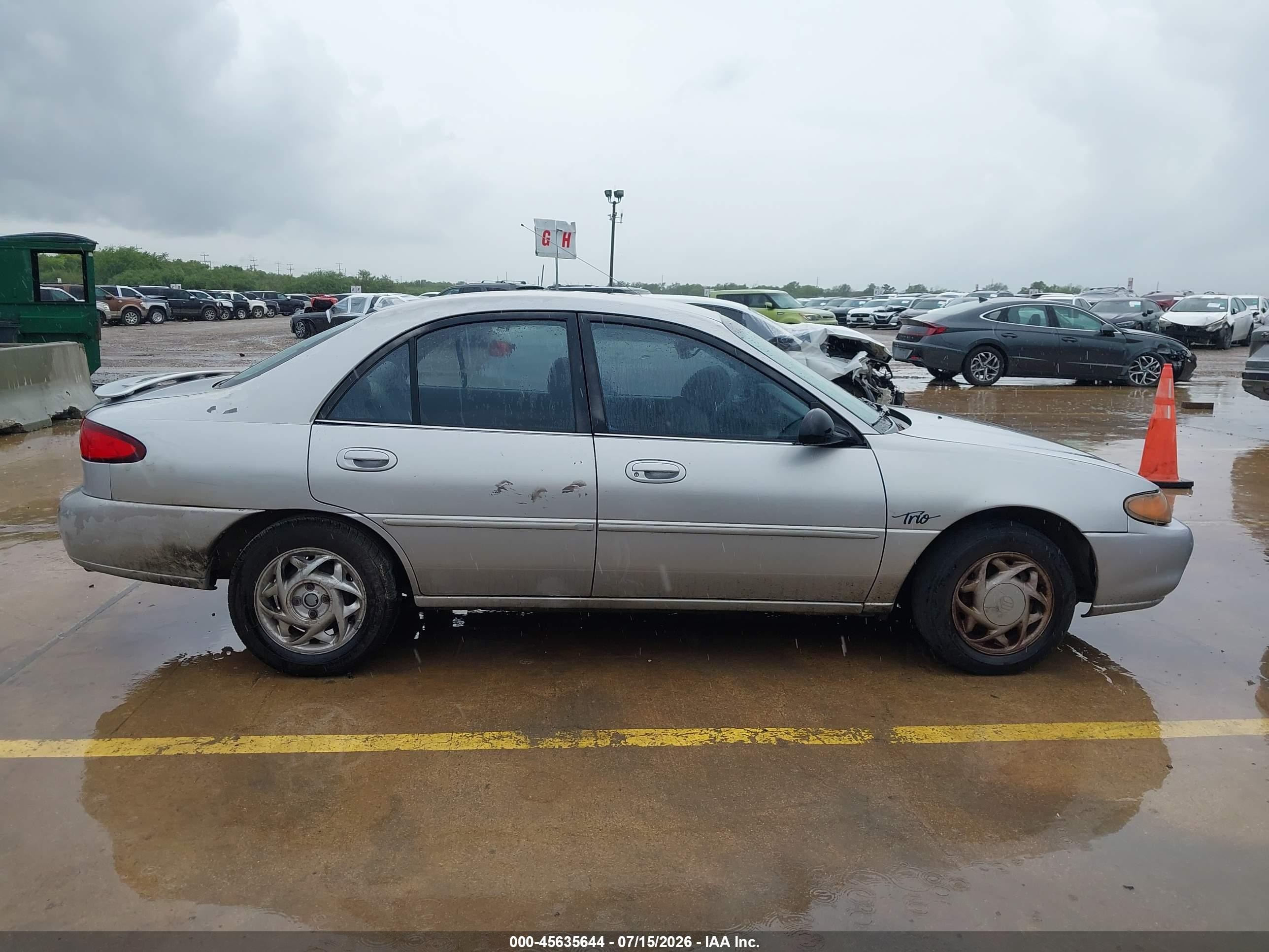 1997 Mercury Tracer Ls Silver vin: 1MELM13P8VW659012