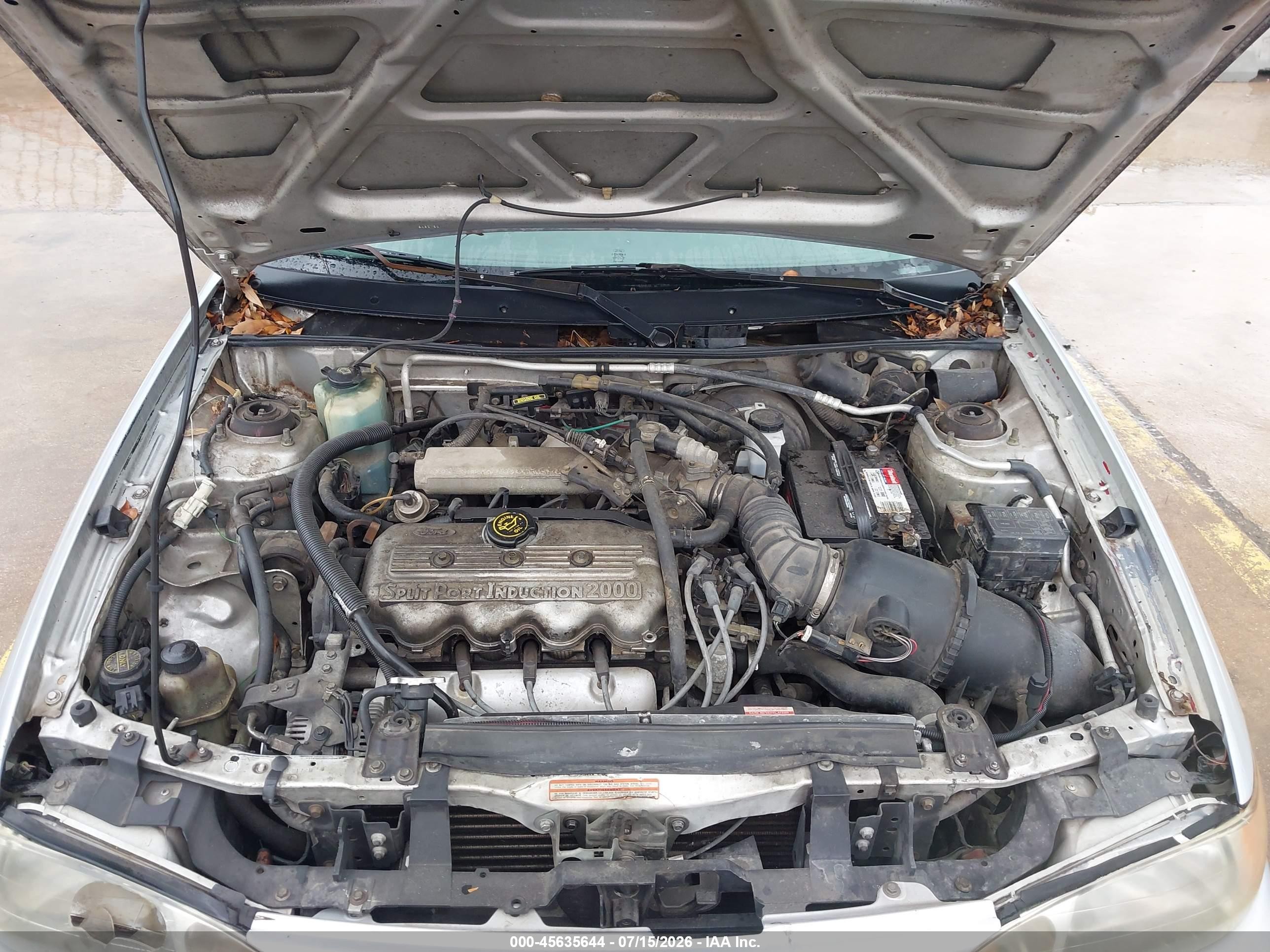 1997 Mercury Tracer Ls Silver vin: 1MELM13P8VW659012