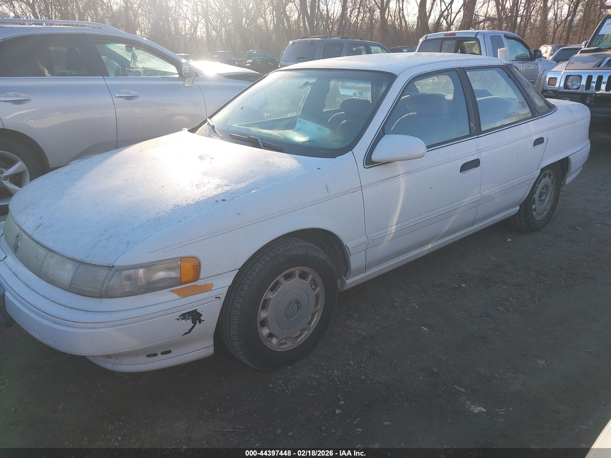 1993 Mercury Sable Gs White vin: 1MELM50U0PA603888