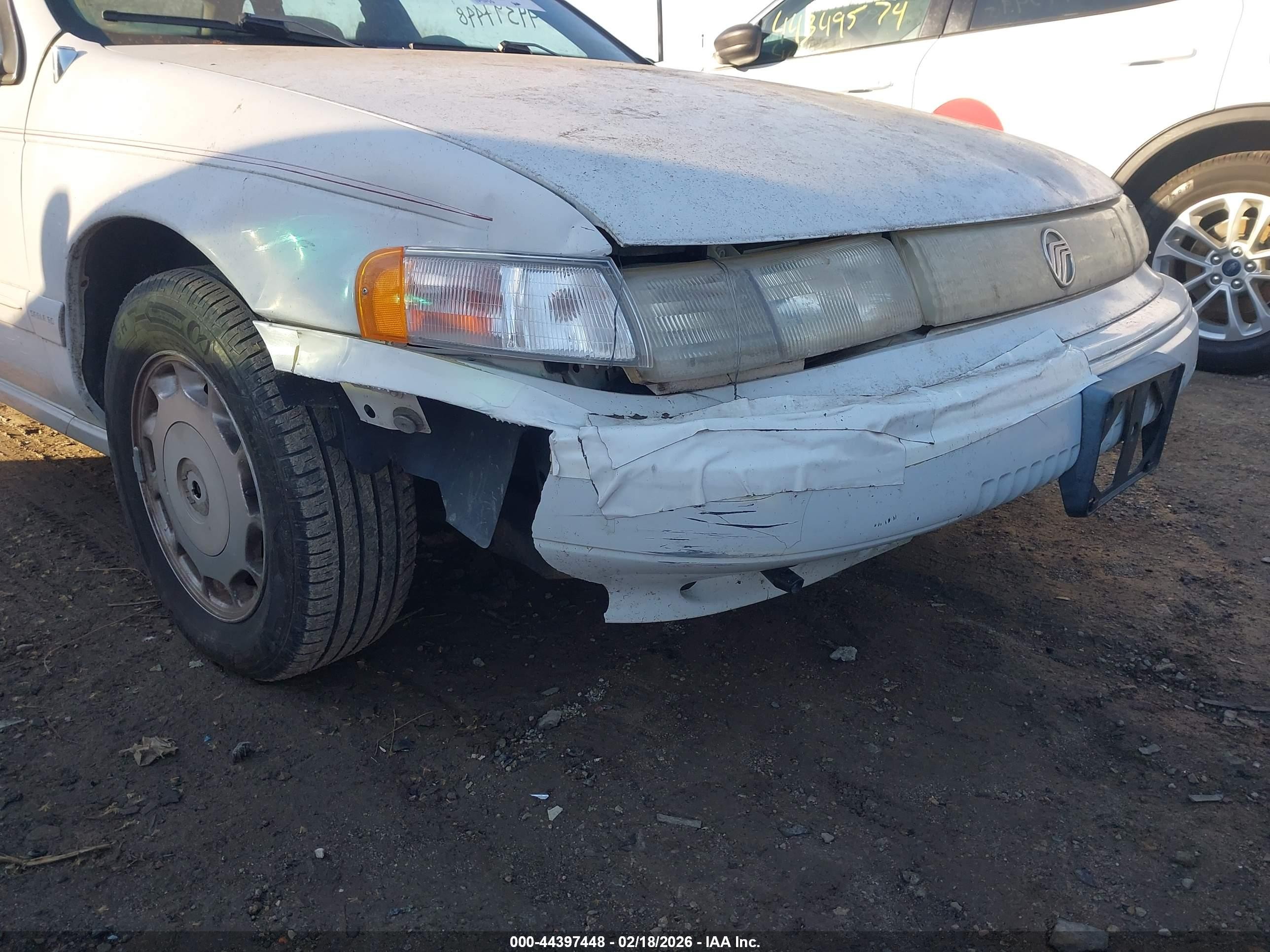 1993 Mercury Sable Gs White vin: 1MELM50U0PA603888