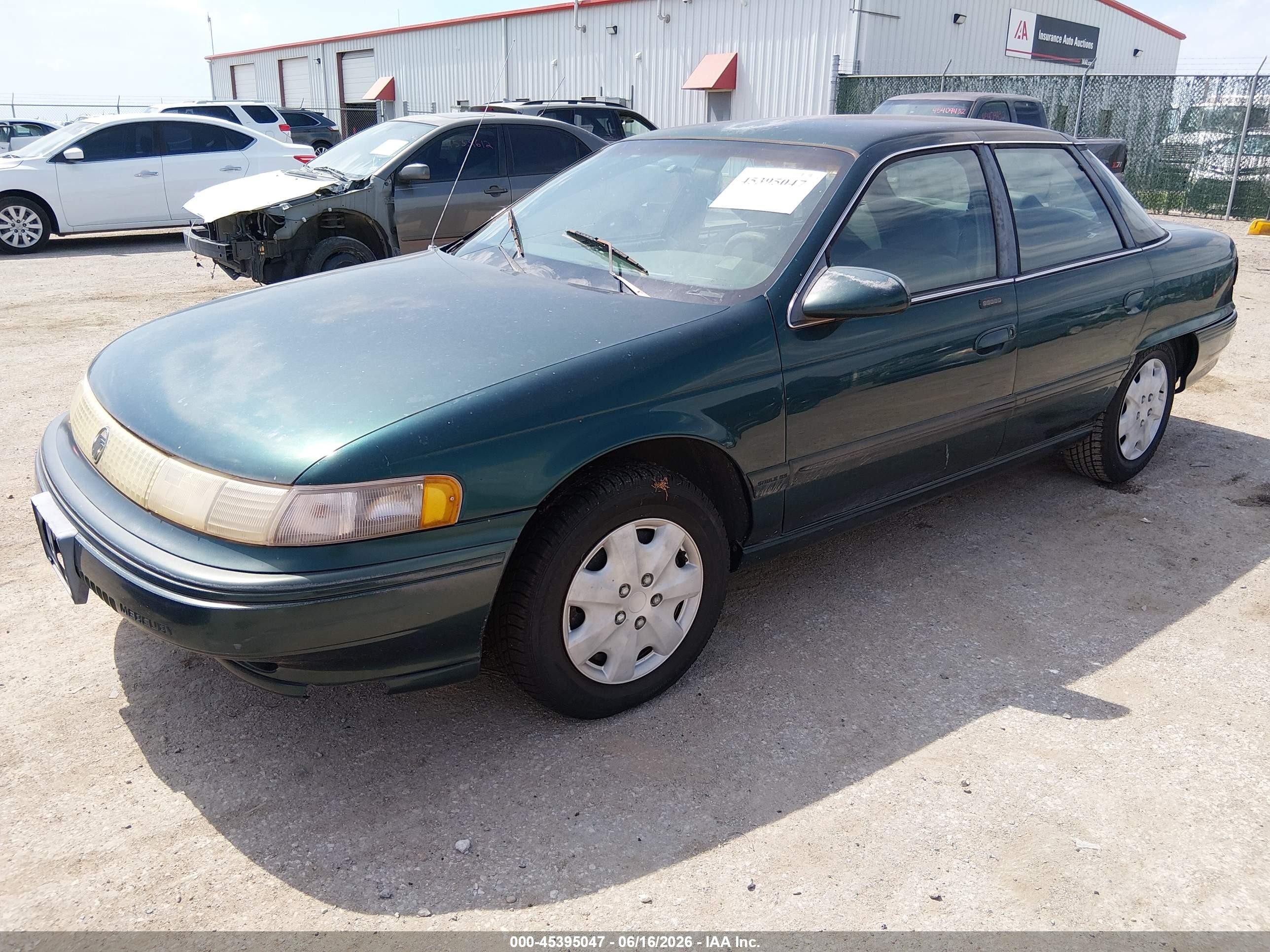 1995 Mercury Sable Gs Green vin: 1MELM50U0SA649181