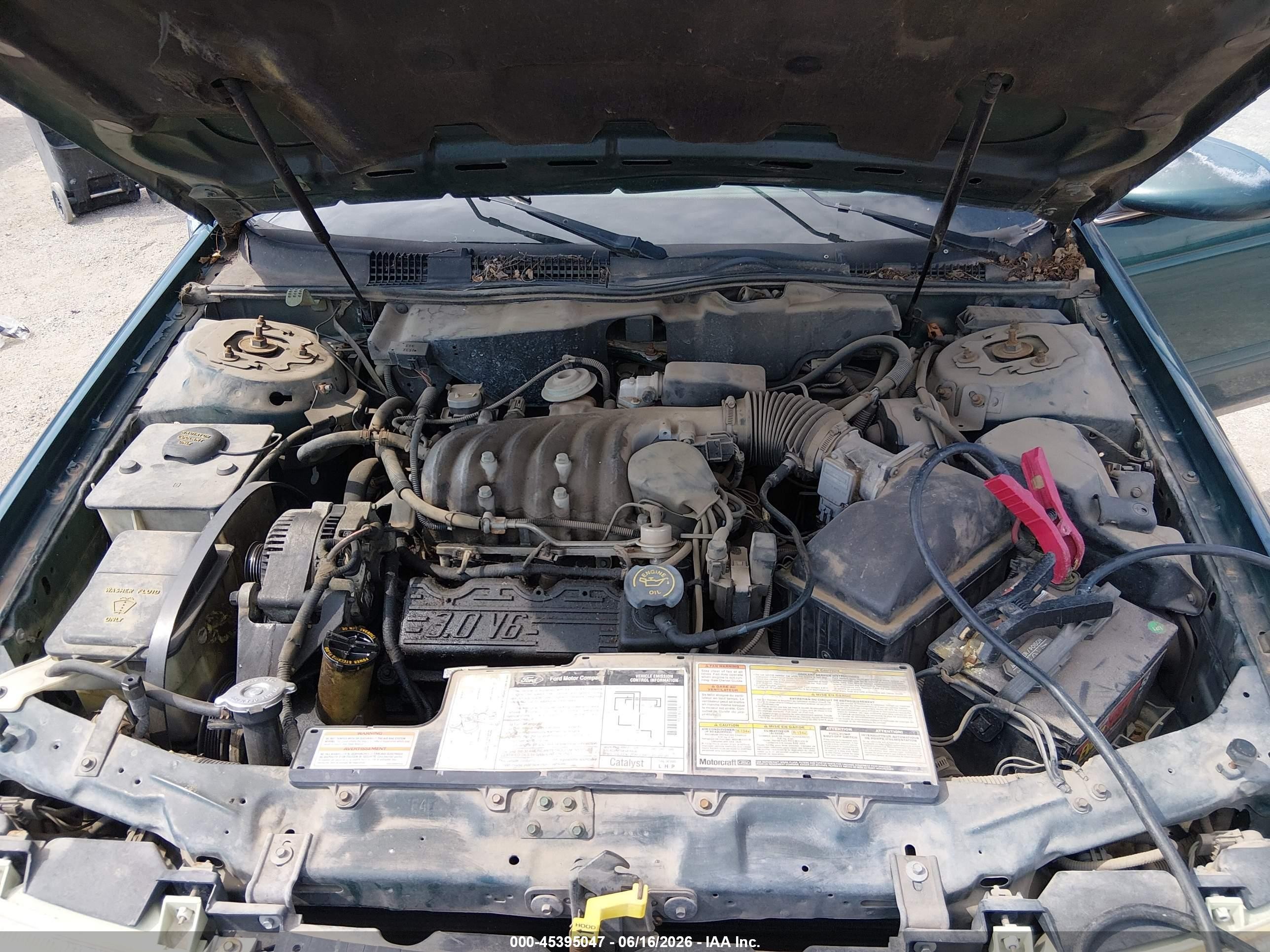 1995 Mercury Sable Gs Green vin: 1MELM50U0SA649181