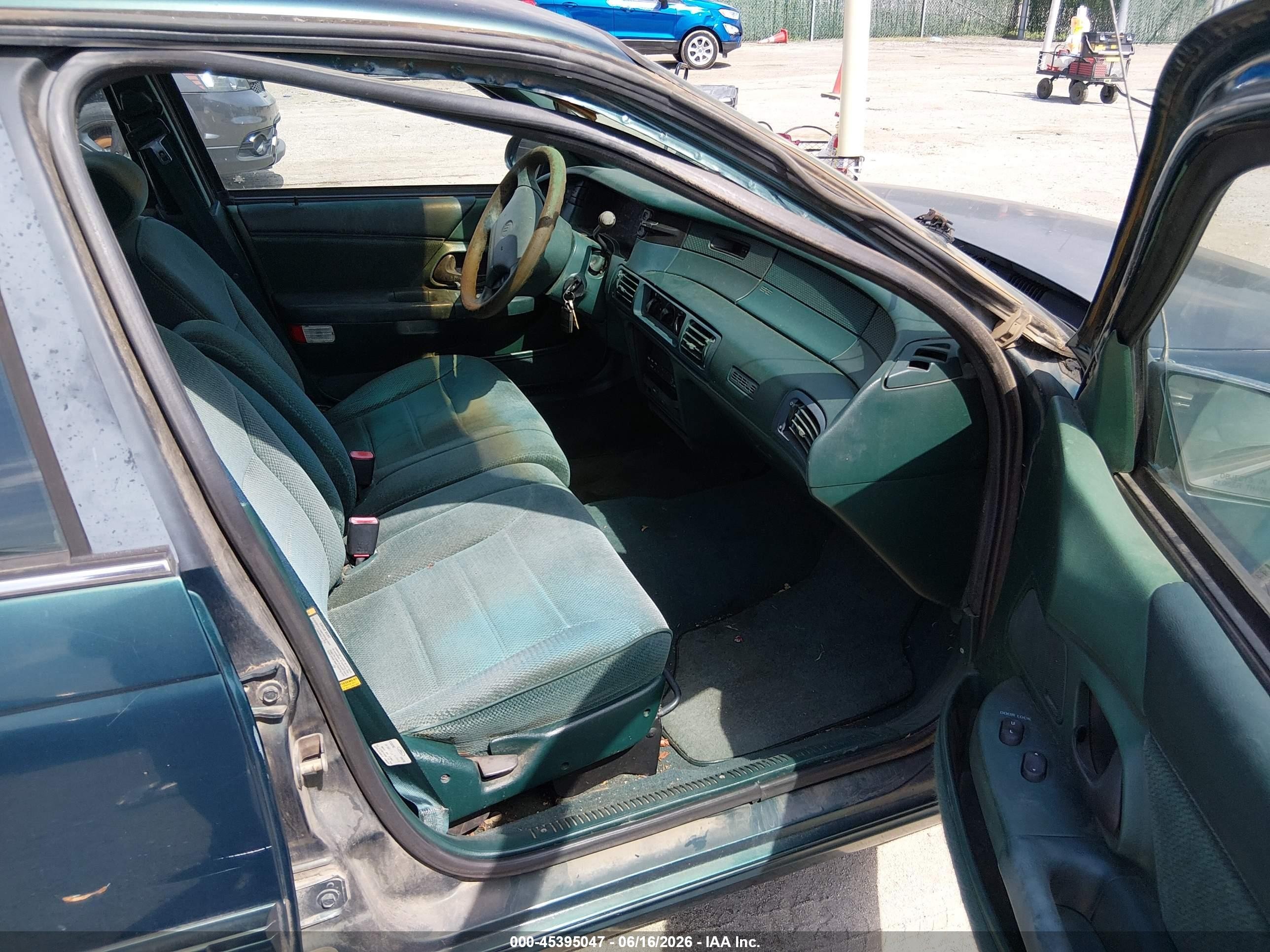 1995 Mercury Sable Gs Green vin: 1MELM50U0SA649181