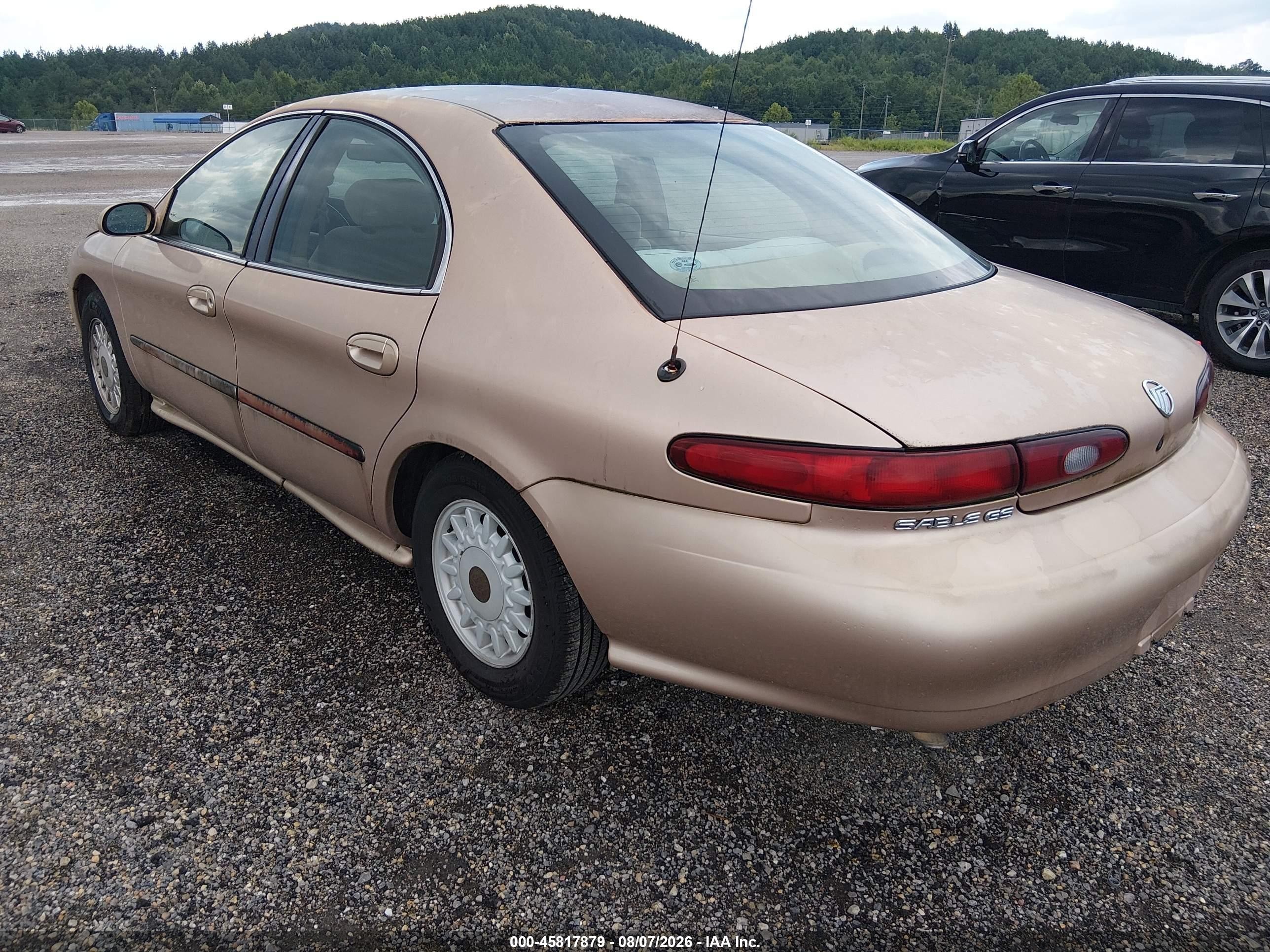 1996 Mercury Sable Gs Gold vin: 1MELM50U0TG663452