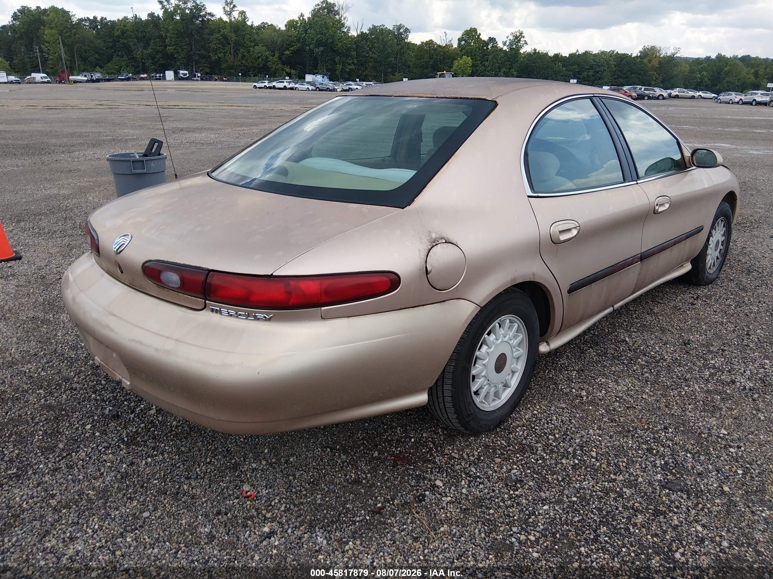 1996 Mercury Sable Gs Gold vin: 1MELM50U0TG663452