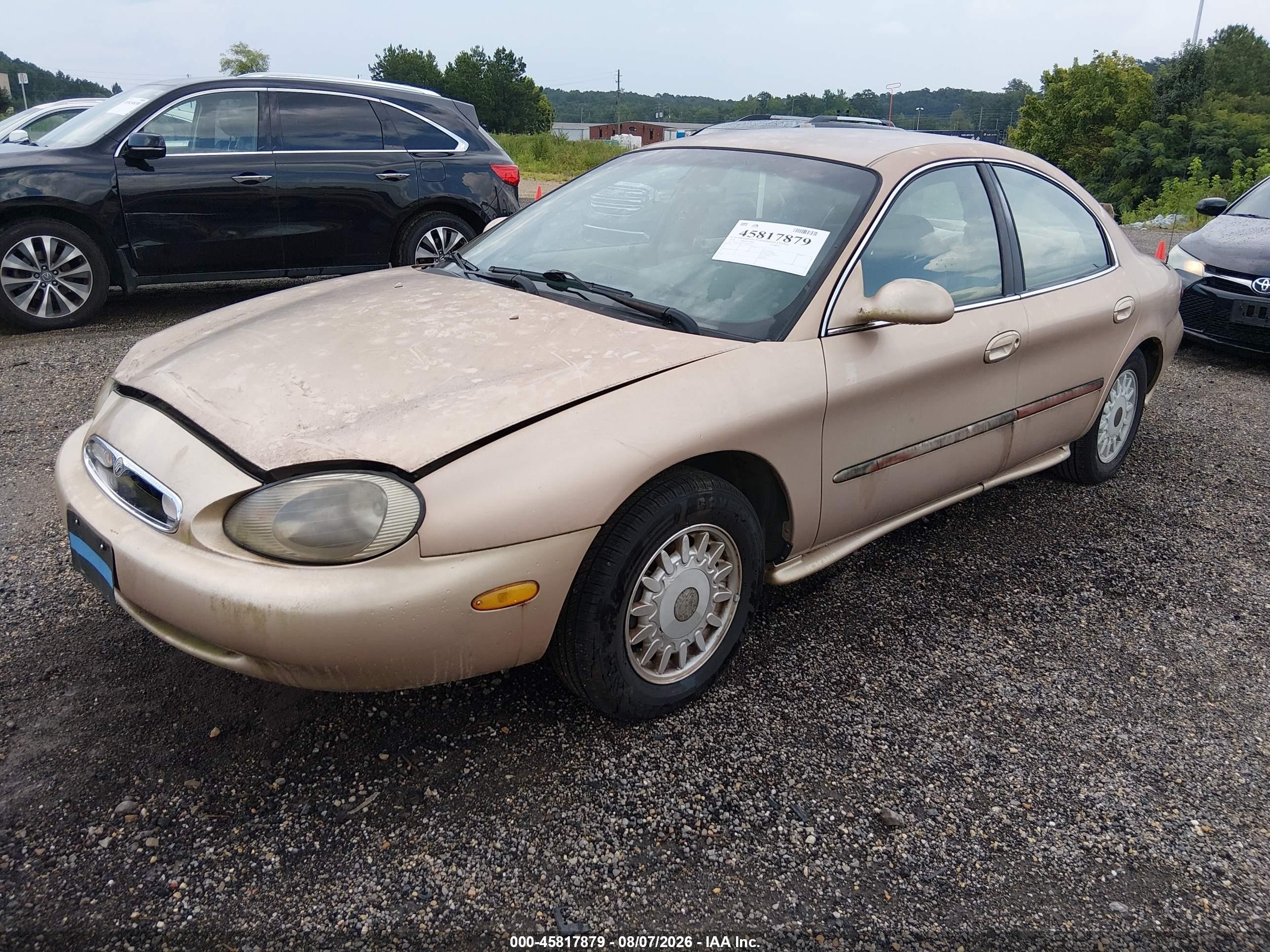 1996 Mercury Sable Gs Gold vin: 1MELM50U0TG663452