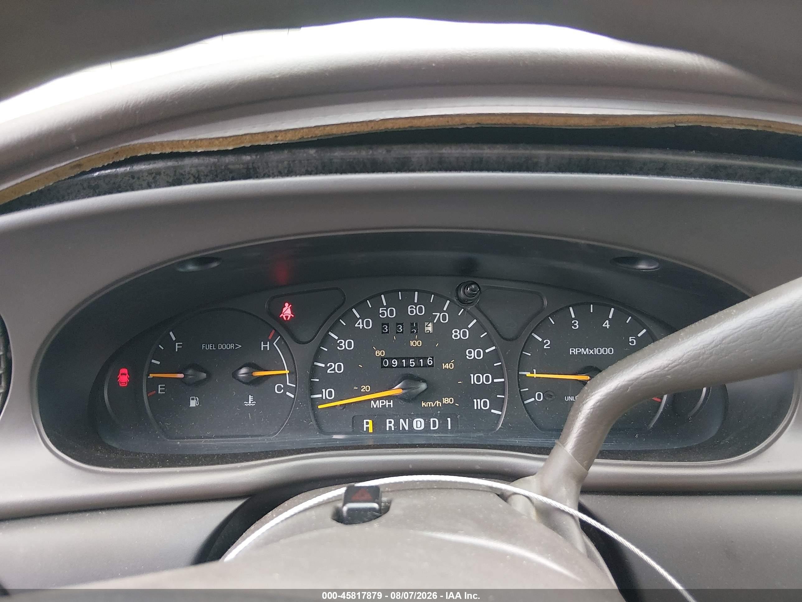 1996 Mercury Sable Gs Gold vin: 1MELM50U0TG663452
