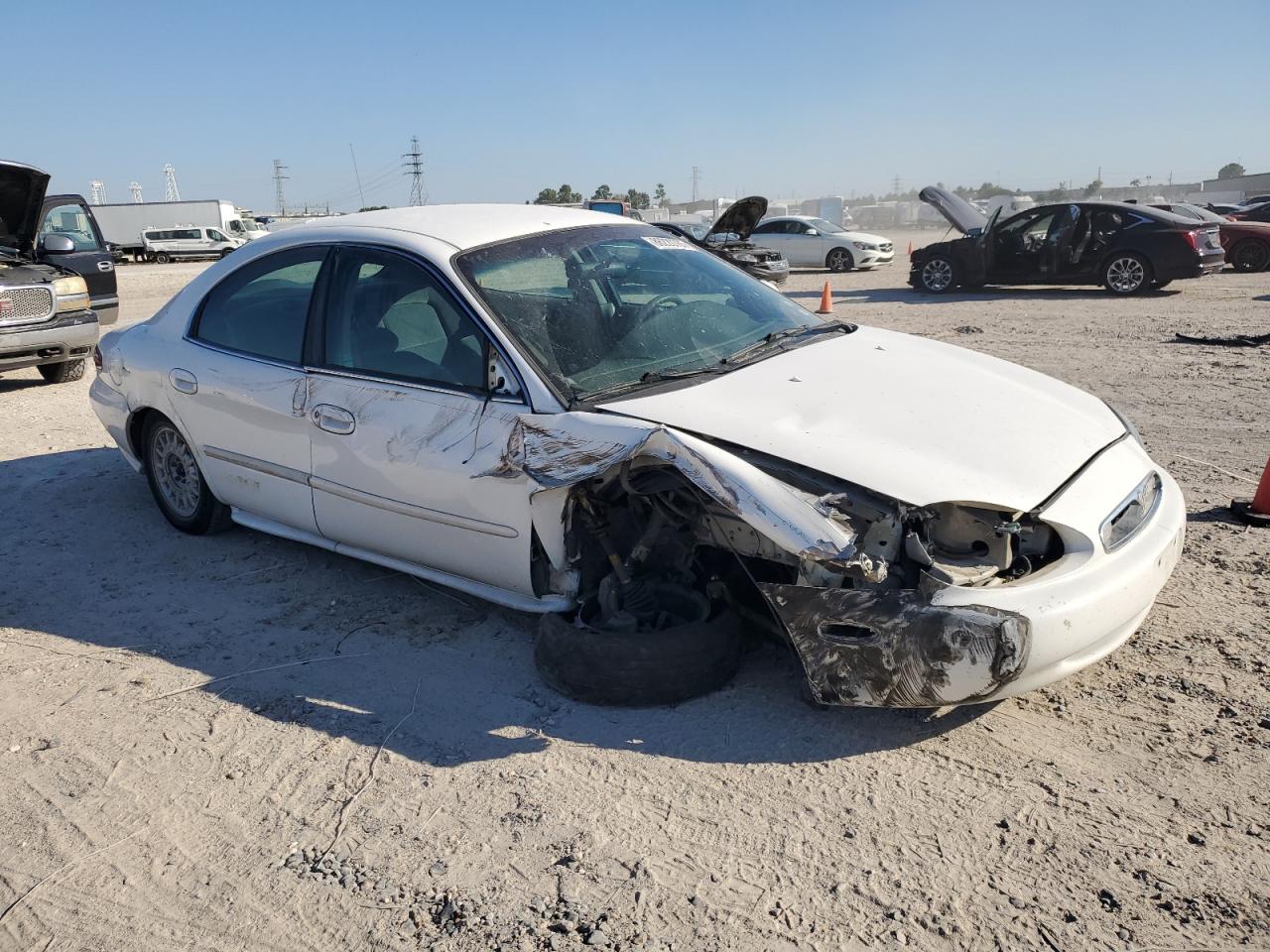 1996 Mercury Sable Gs White vin: 1MELM50U1TG633442