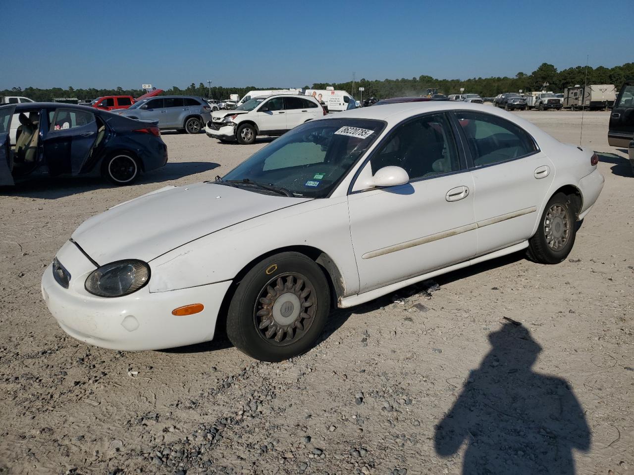 1996 Mercury Sable Gs White vin: 1MELM50U1TG633442