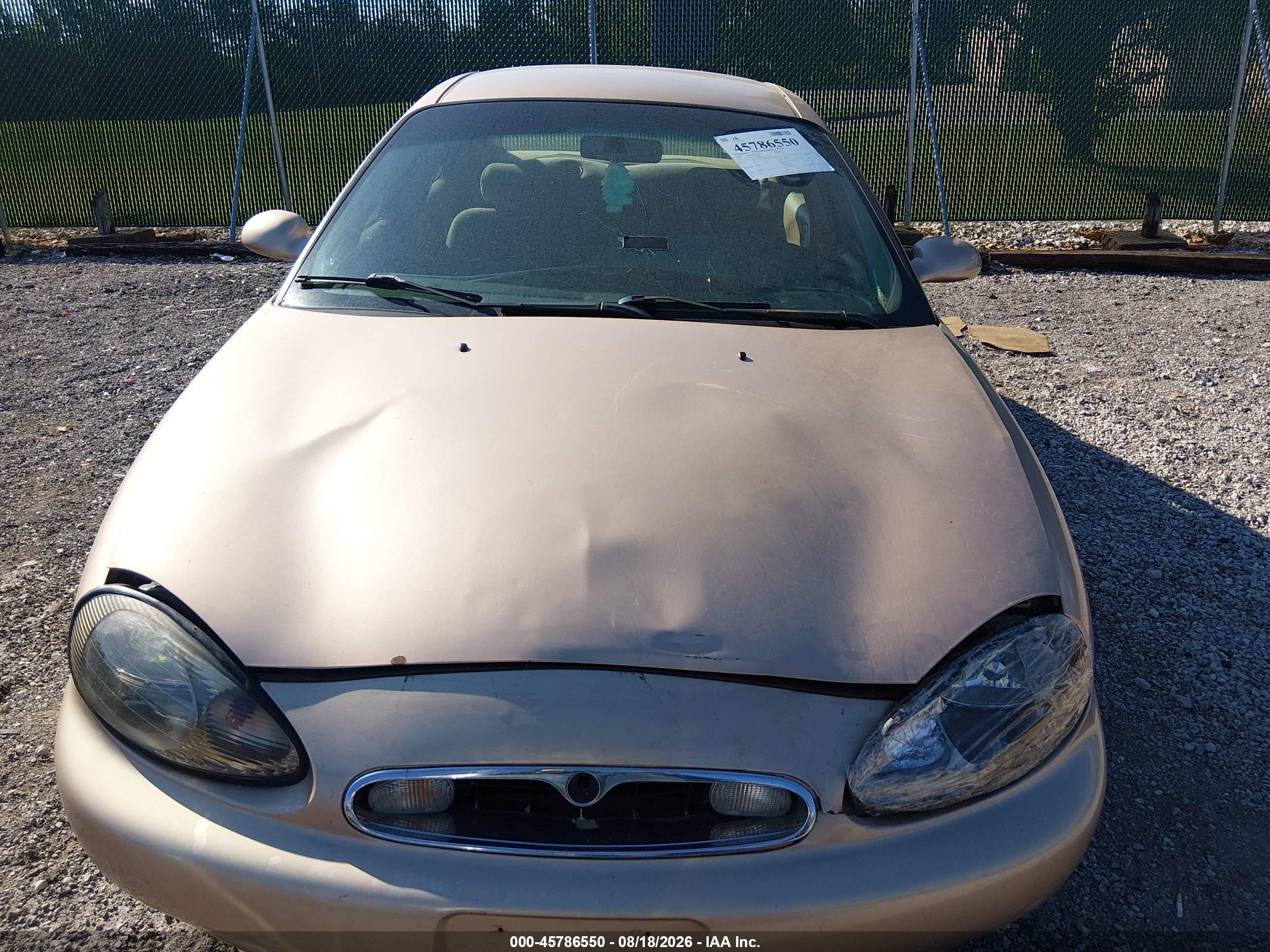 1997 Mercury Sable Gs Beige vin: 1MELM50U1VG648851