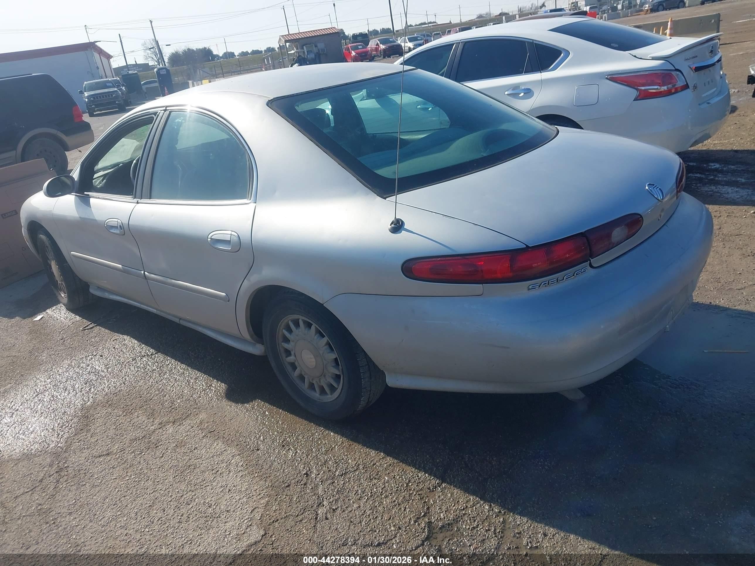 1997 Mercury Sable Gs Silver vin: 1MELM50U2VA633343