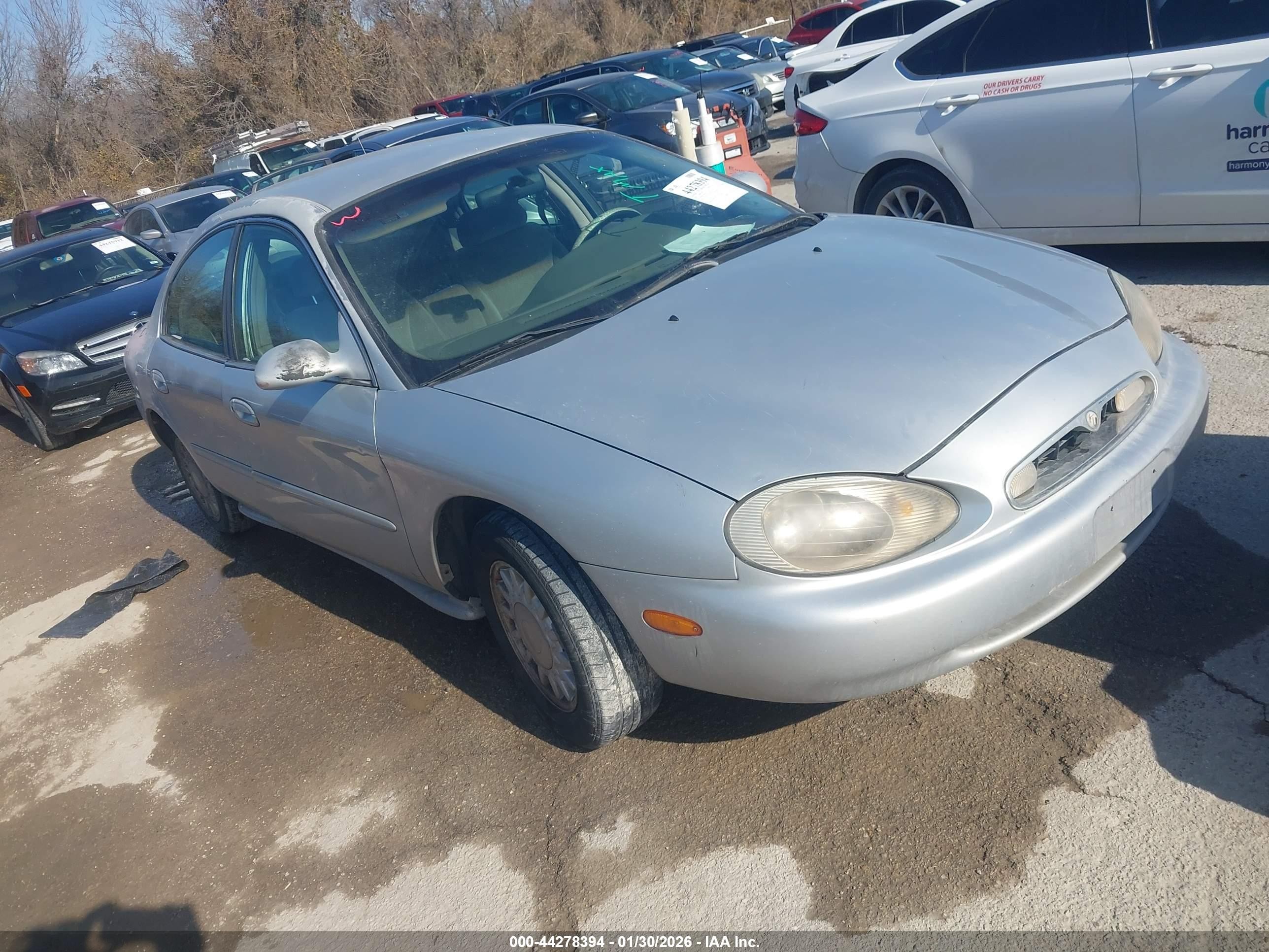 1997 Mercury Sable Gs Silver vin: 1MELM50U2VA633343