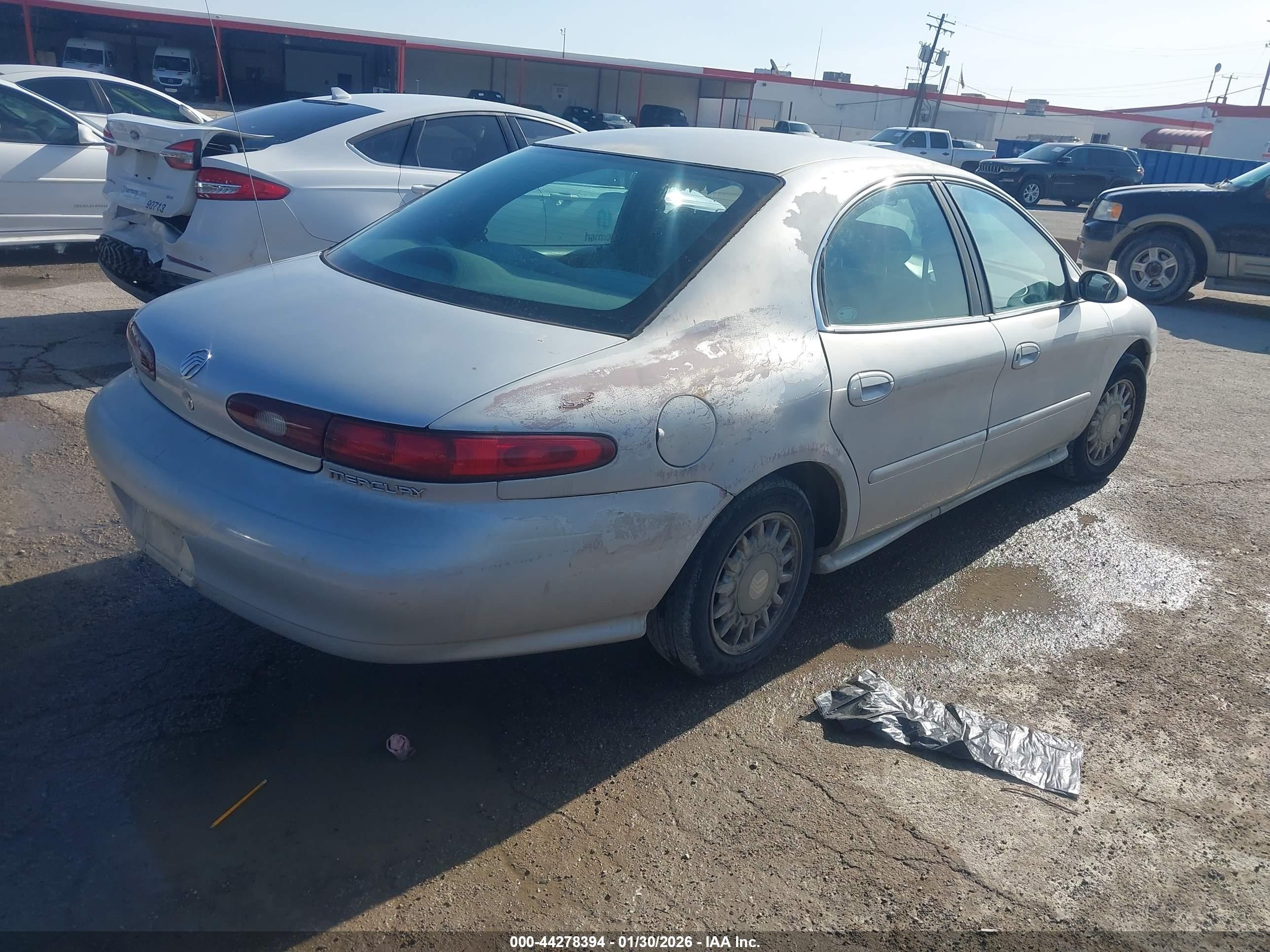 1997 Mercury Sable Gs Silver vin: 1MELM50U2VA633343