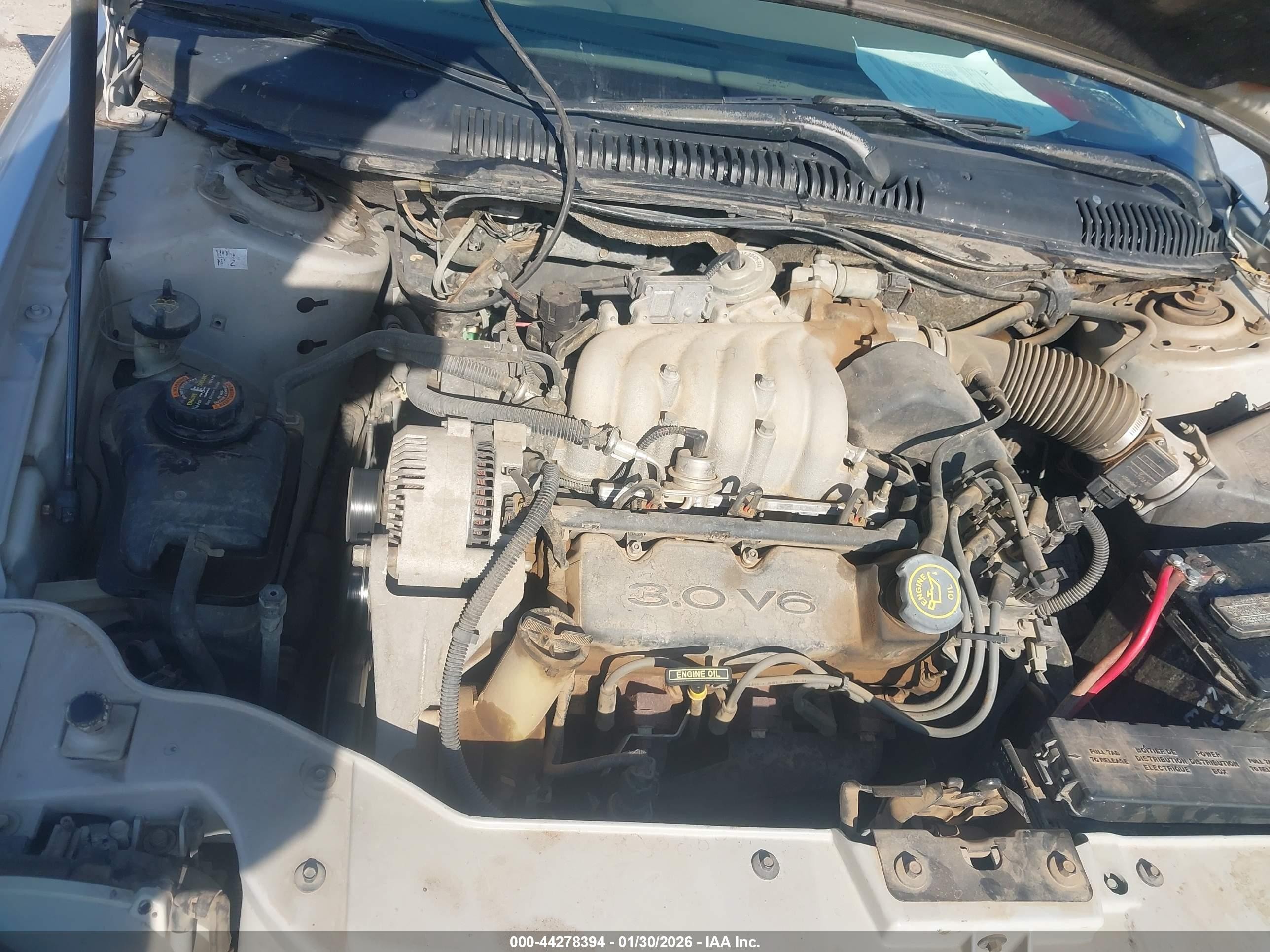 1997 Mercury Sable Gs Silver vin: 1MELM50U2VA633343