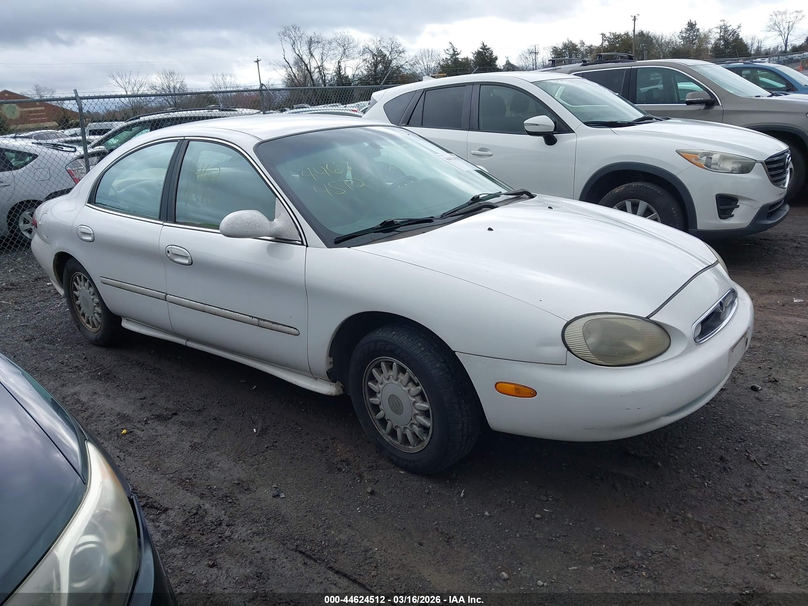 1997 Mercury Sable Gs White vin: 1MELM50U5VA650735