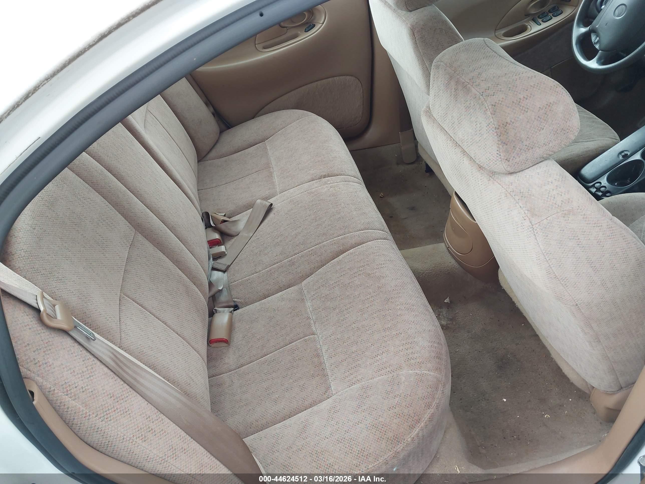 1997 Mercury Sable Gs White vin: 1MELM50U5VA650735
