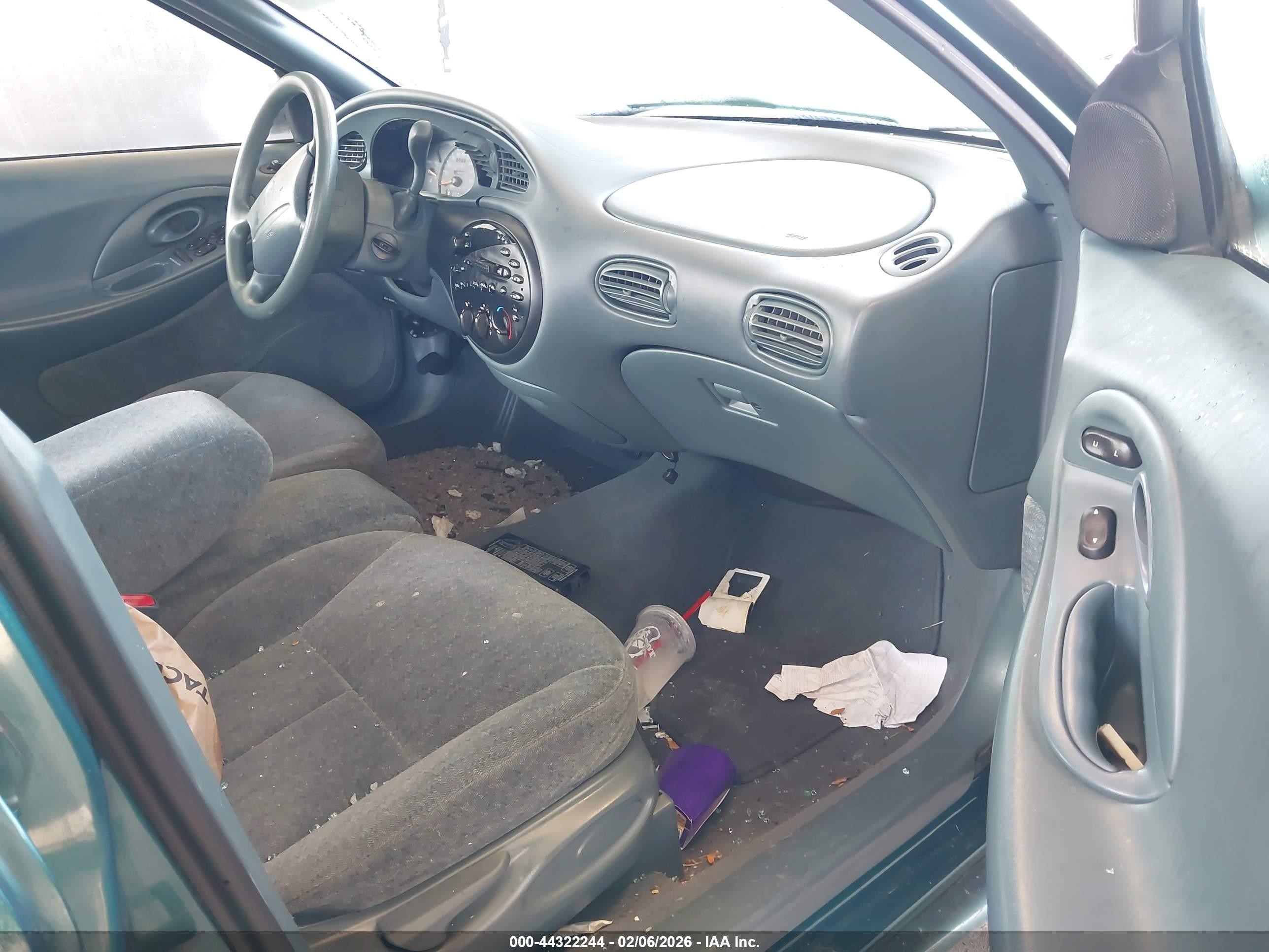 1997 Mercury Sable Gs Green vin: 1MELM50U6VG640258