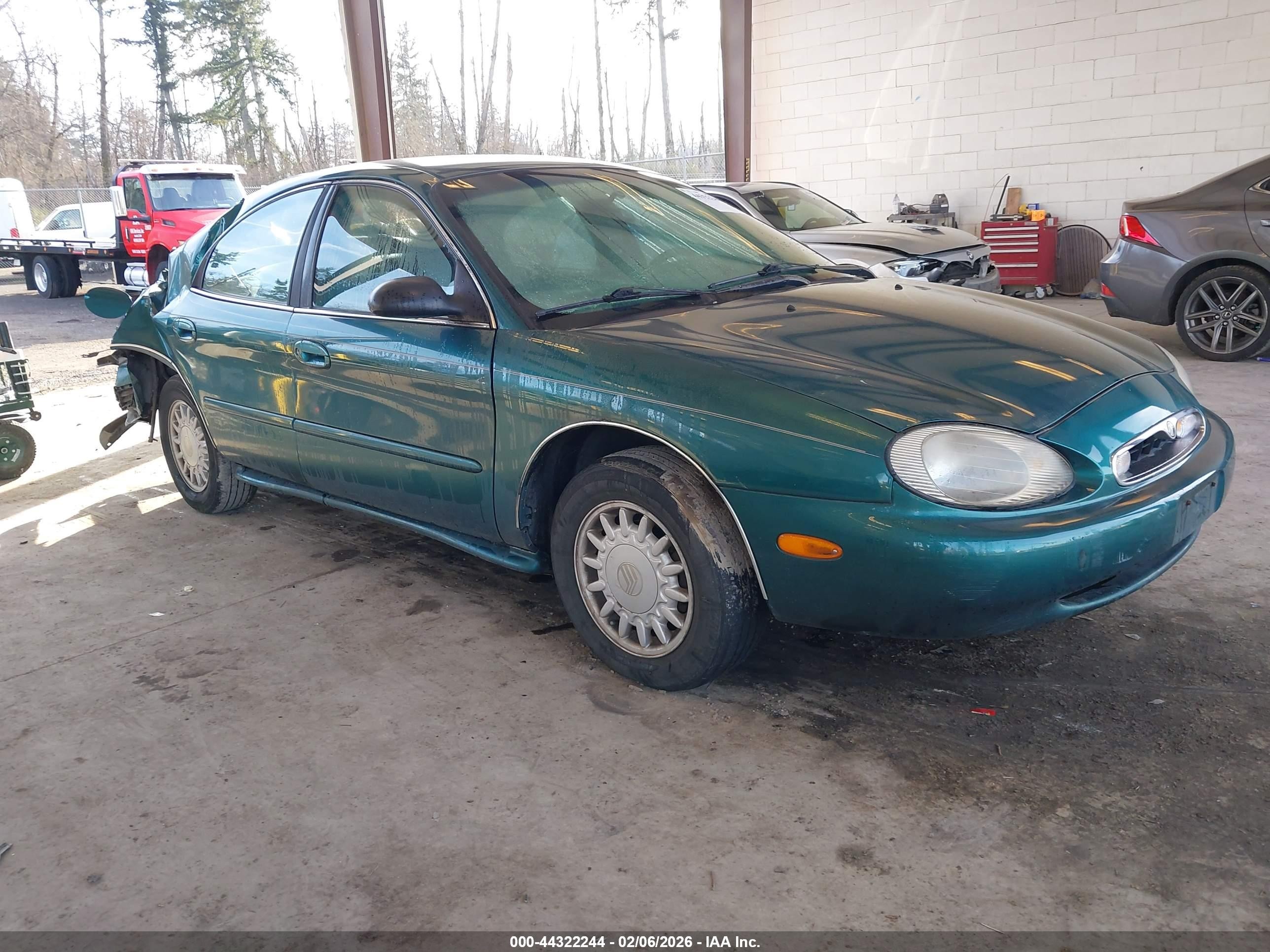 1997 Mercury Sable Gs Green vin: 1MELM50U6VG640258