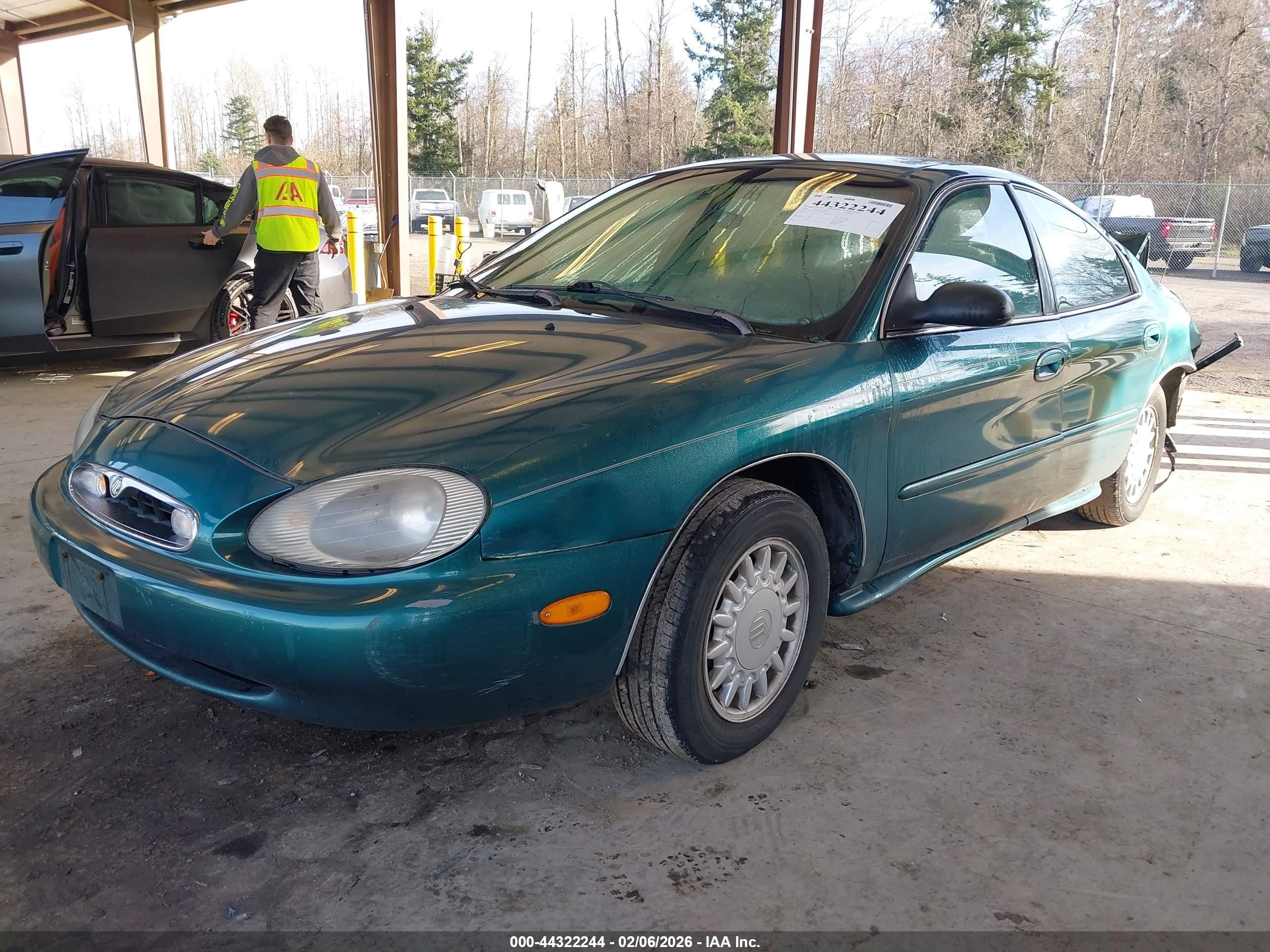 1997 Mercury Sable Gs Green vin: 1MELM50U6VG640258