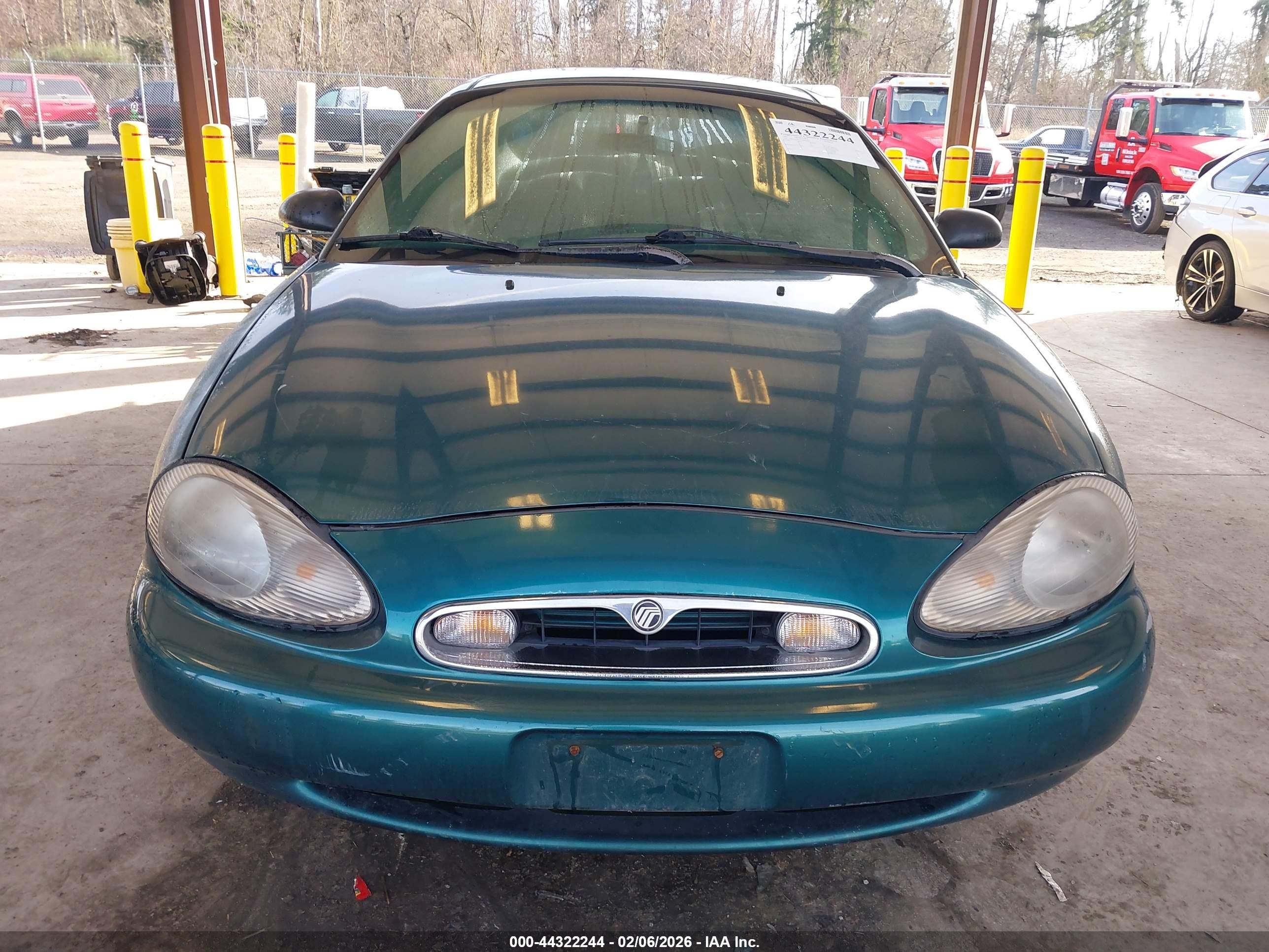 1997 Mercury Sable Gs Green vin: 1MELM50U6VG640258
