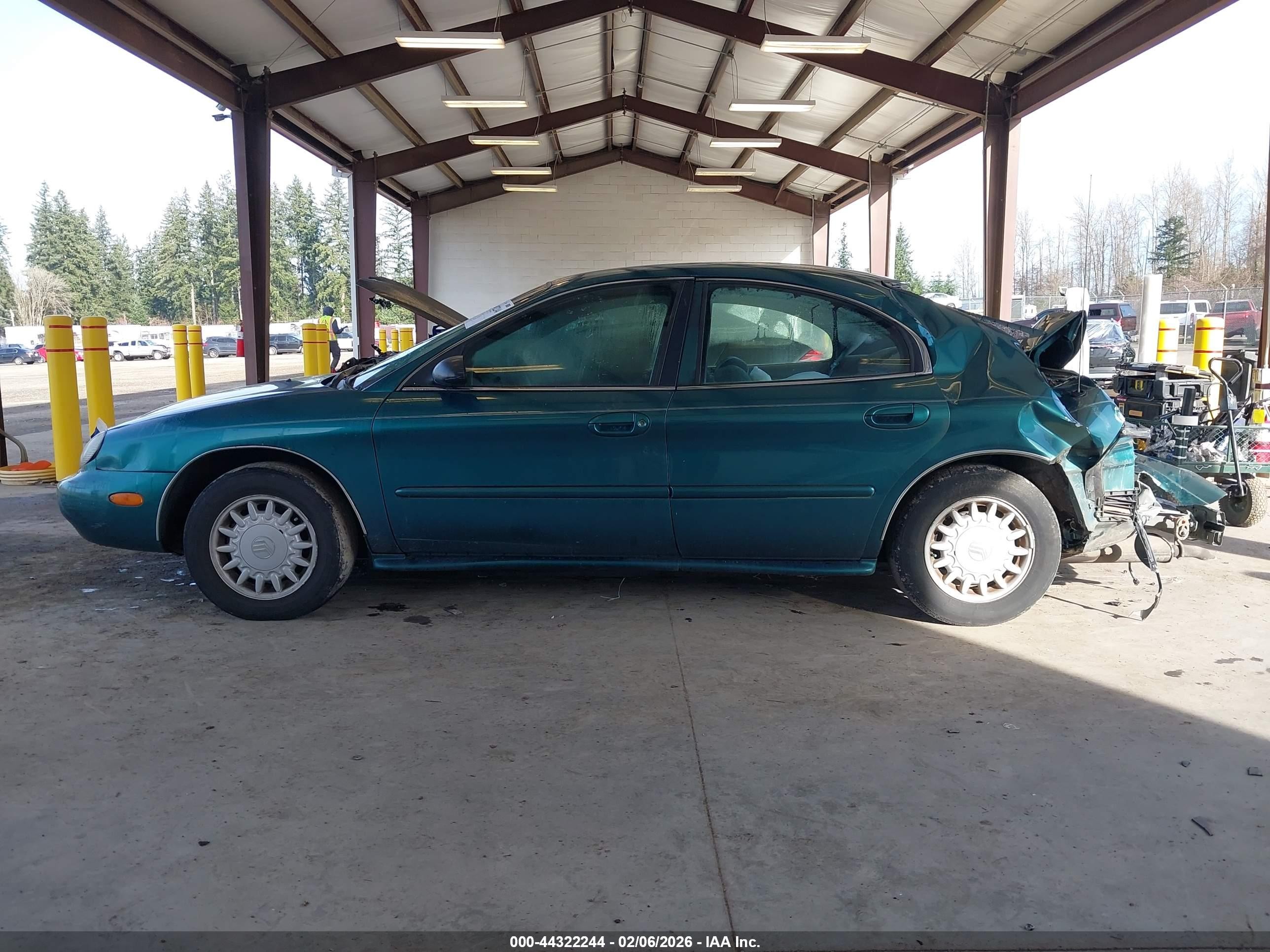 1997 Mercury Sable Gs Green vin: 1MELM50U6VG640258