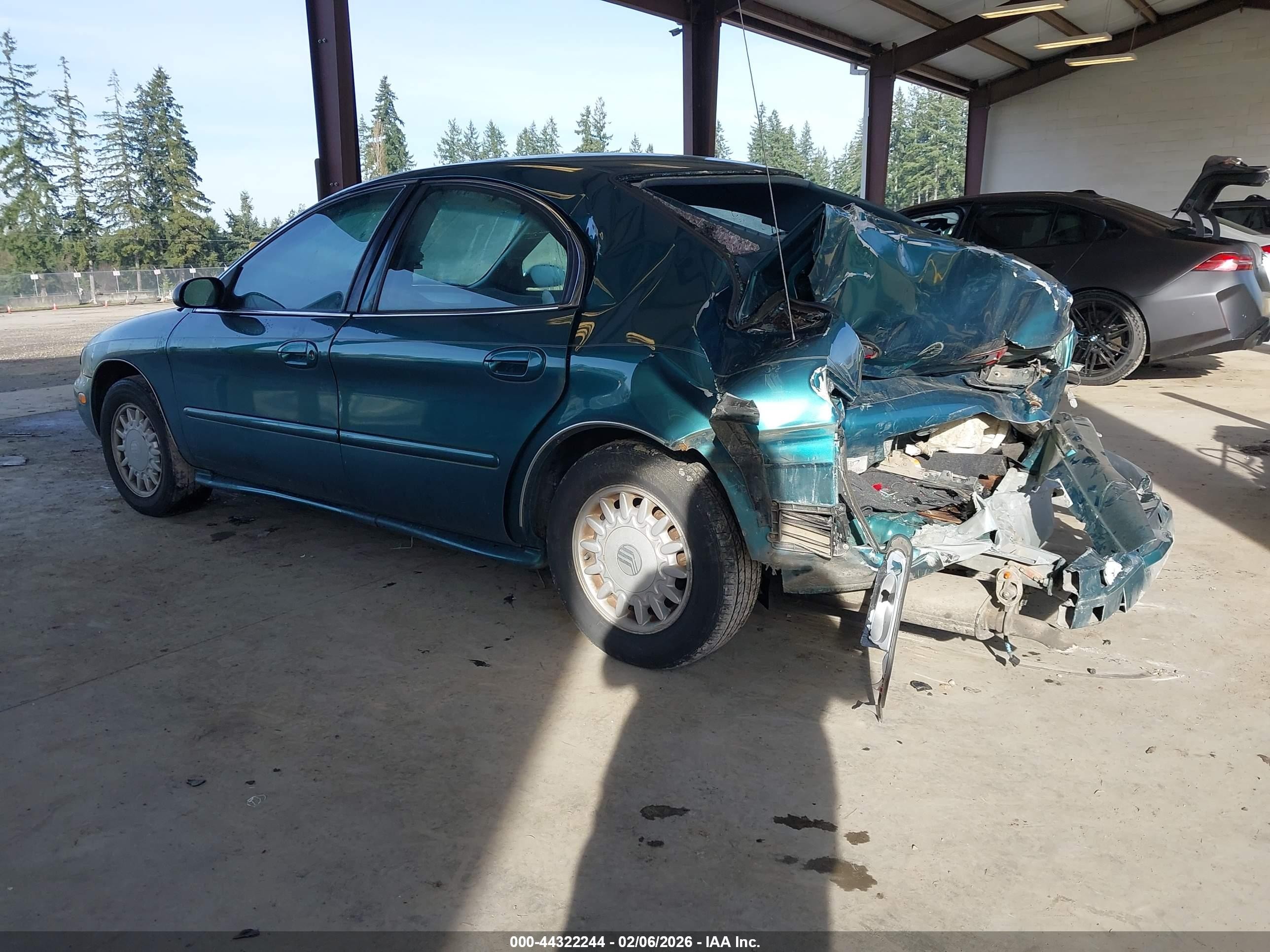 1997 Mercury Sable Gs Green vin: 1MELM50U6VG640258