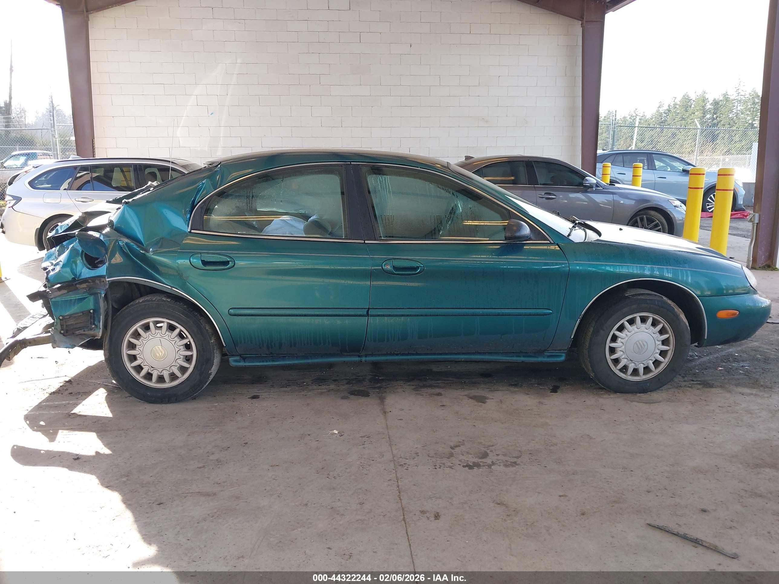 1997 Mercury Sable Gs Green vin: 1MELM50U6VG640258